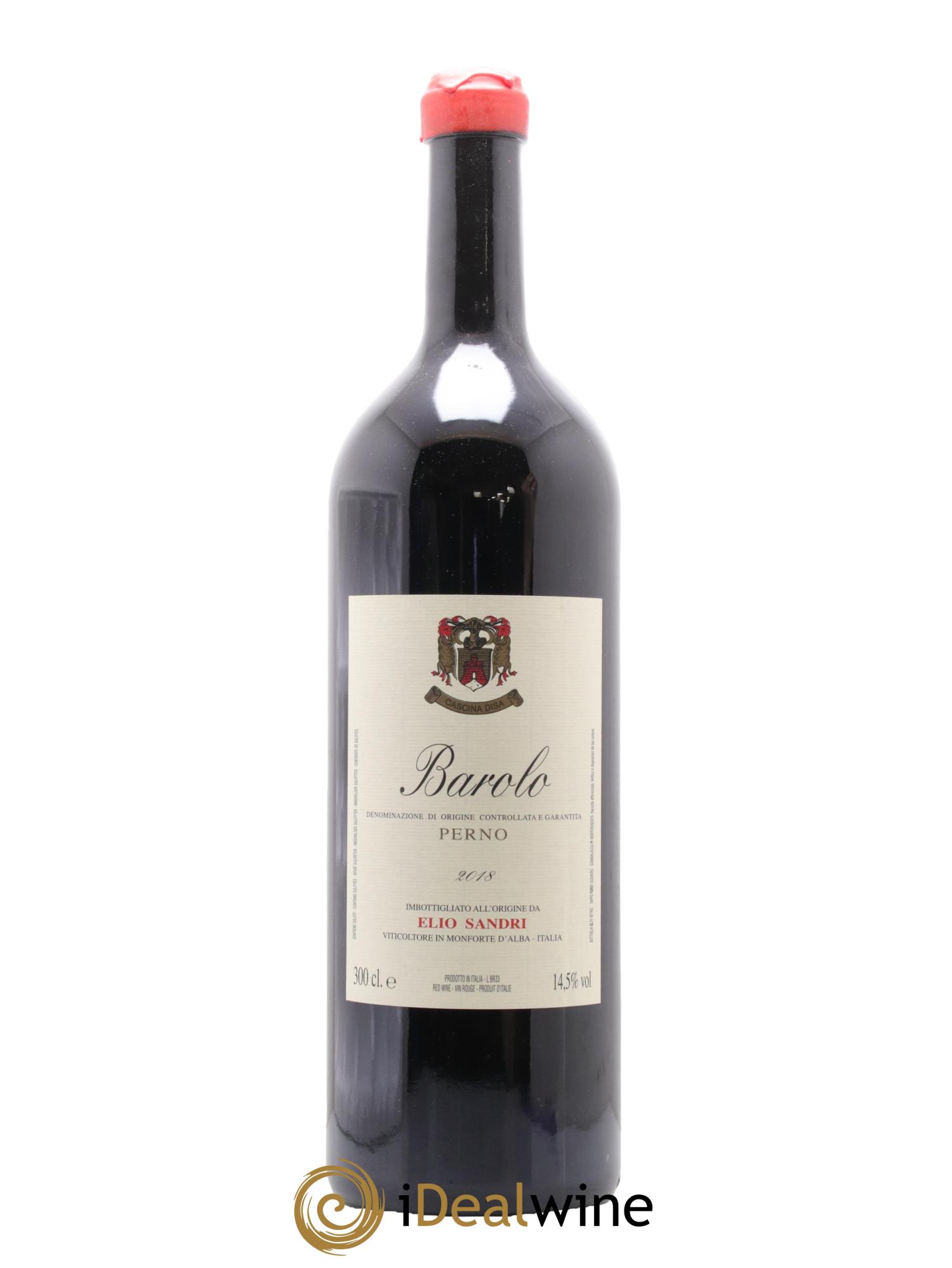 Barolo Perno Cascina Disa Elio Sandri 2018 - Lot de 1 double magnum - 0