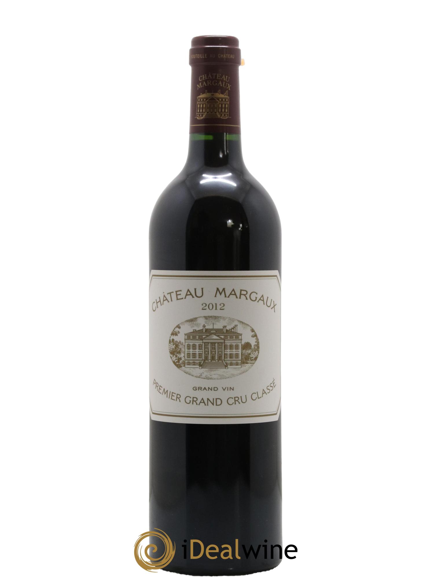 Château Margaux 1er Grand Cru Classé 2012 - Lot de 1 bouteille - 0