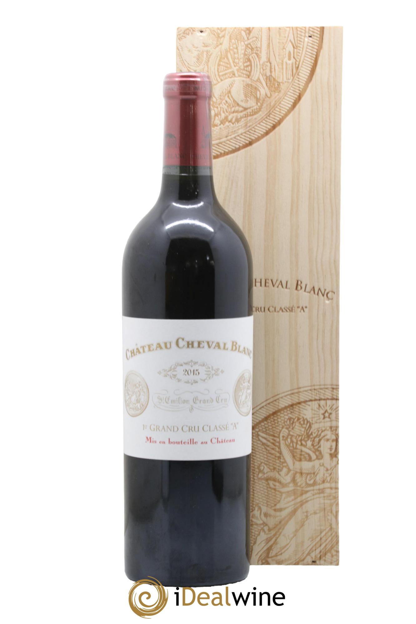 Château Cheval Blanc 1er Grand Cru Classé A 2015 - Lot de 1 bouteille - 0