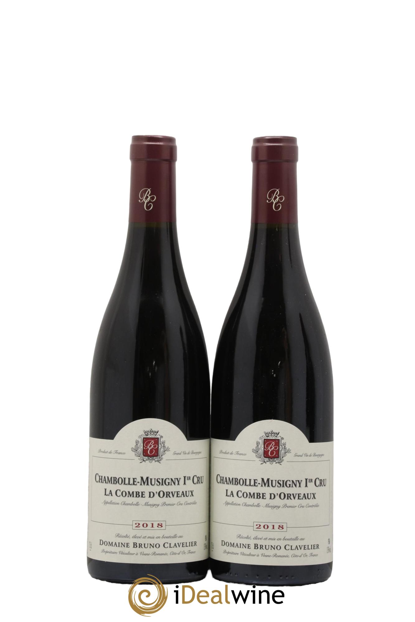 Chambolle-Musigny 1er Cru La Combe d'Orveaux Bruno Clavelier La Combe d'Orveaux Bruno Clavelier 2018 - Lot de 2 bouteilles - 0