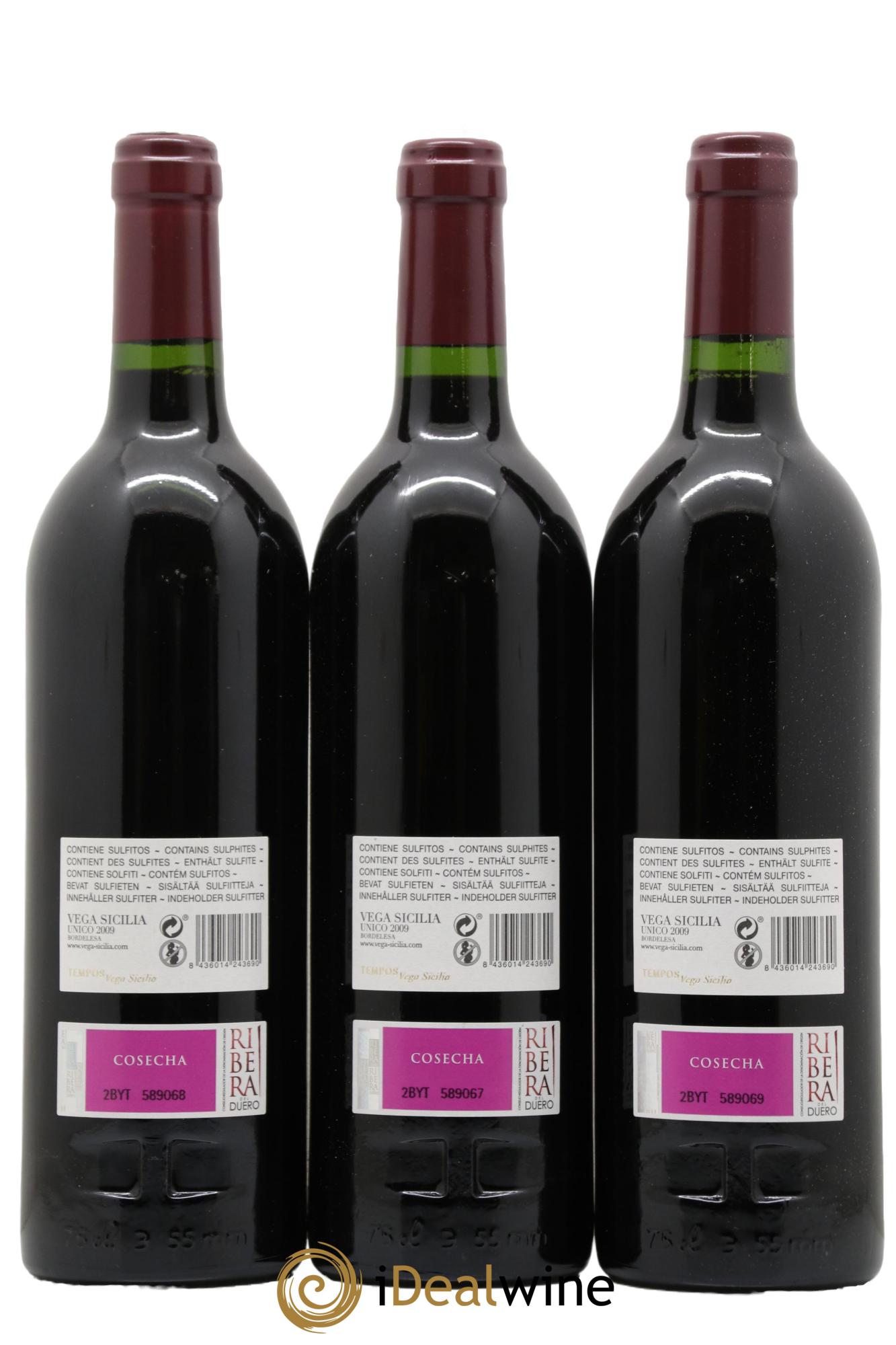 Ribera Del Duero DO Vega Sicilia Unico Famille Alvarez 2009 - Lot de 6 bouteilles - 4