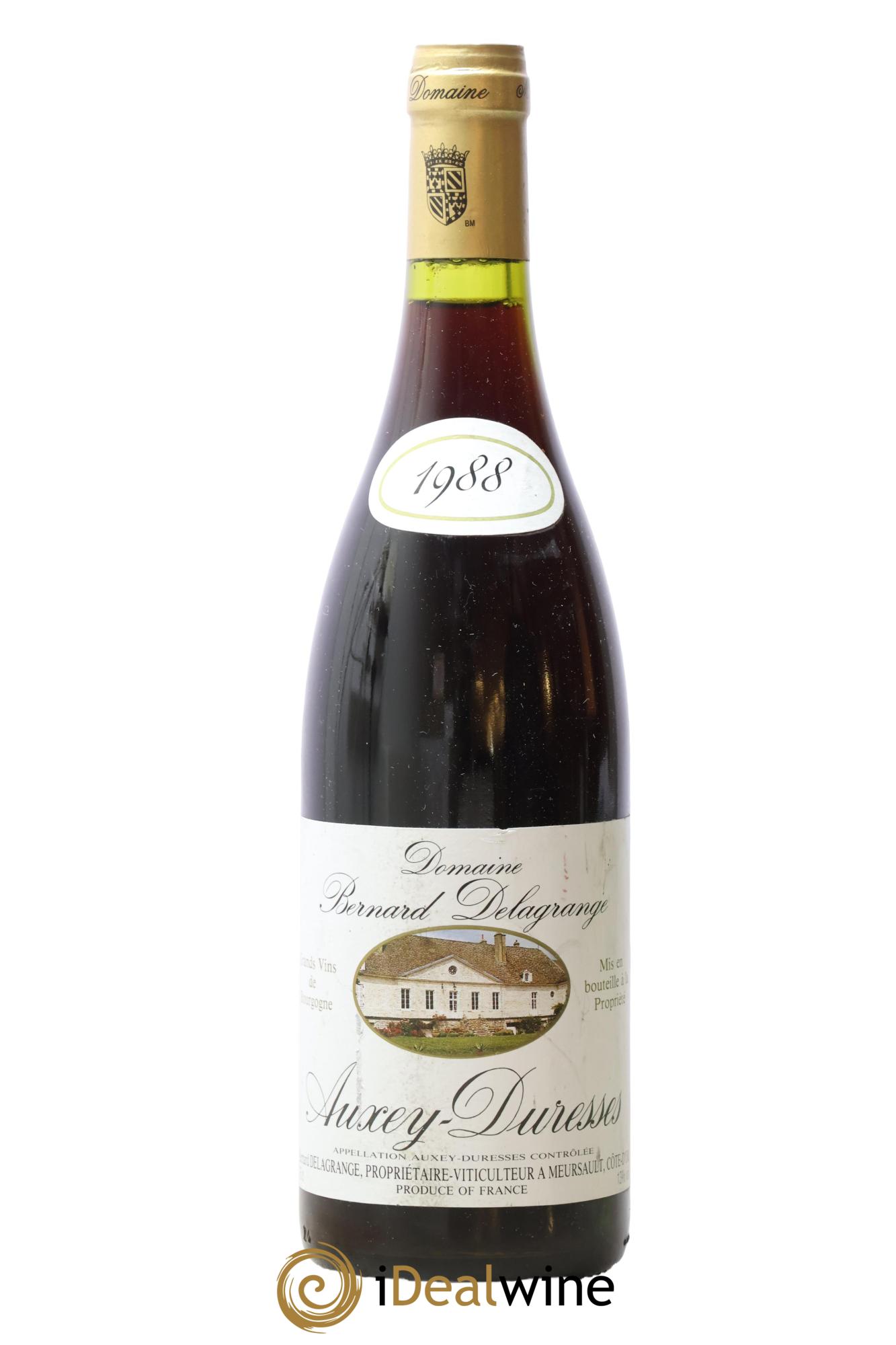 Auxey-Duresses Domaine Bernard Delagrange 1988 - Lot de 1 bouteille - 0