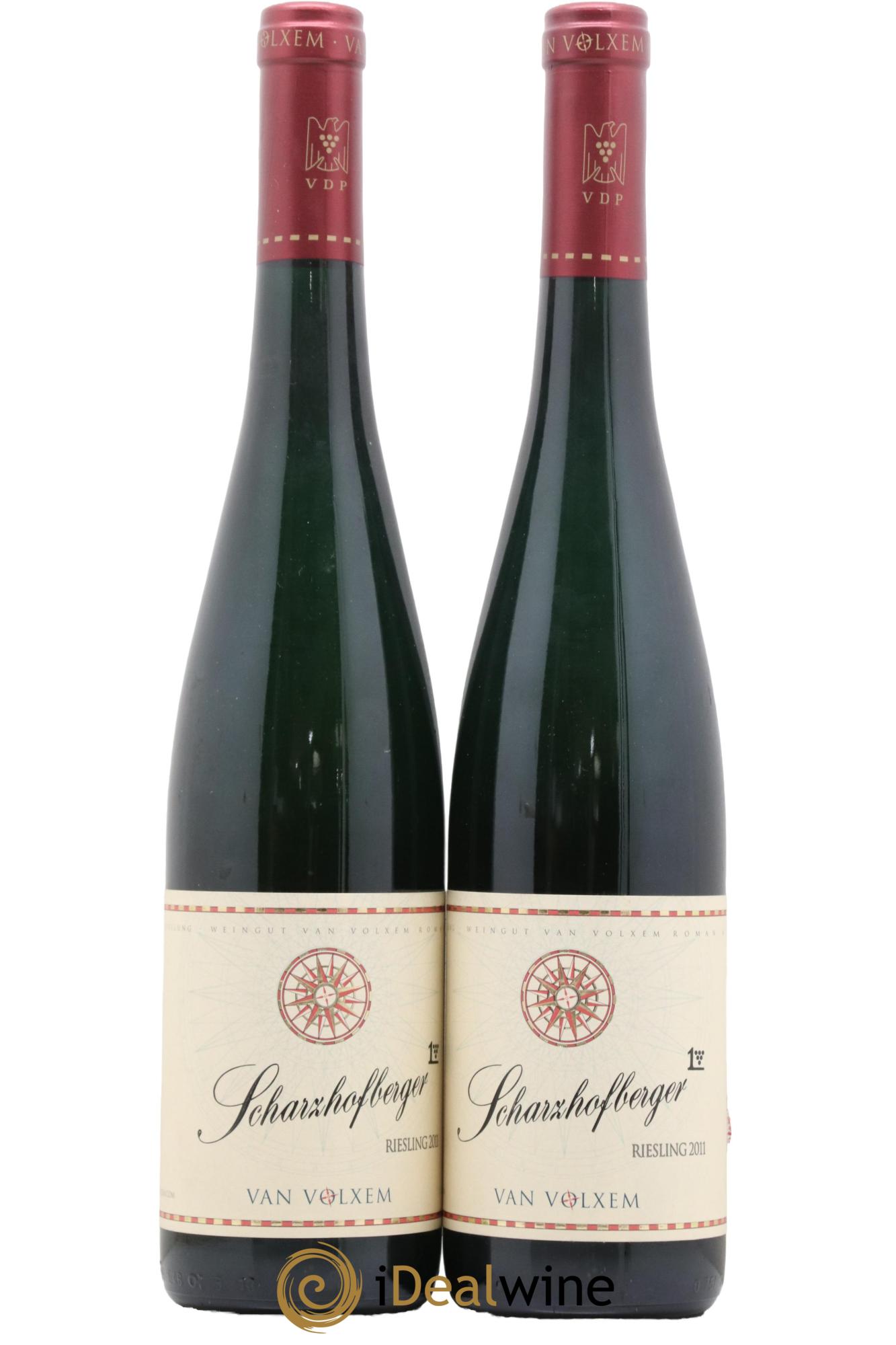 Allemagne Mosel-Saar Riesling Scharzhofberger Van Volxem 2011 - Lot de 2 bouteilles - 0