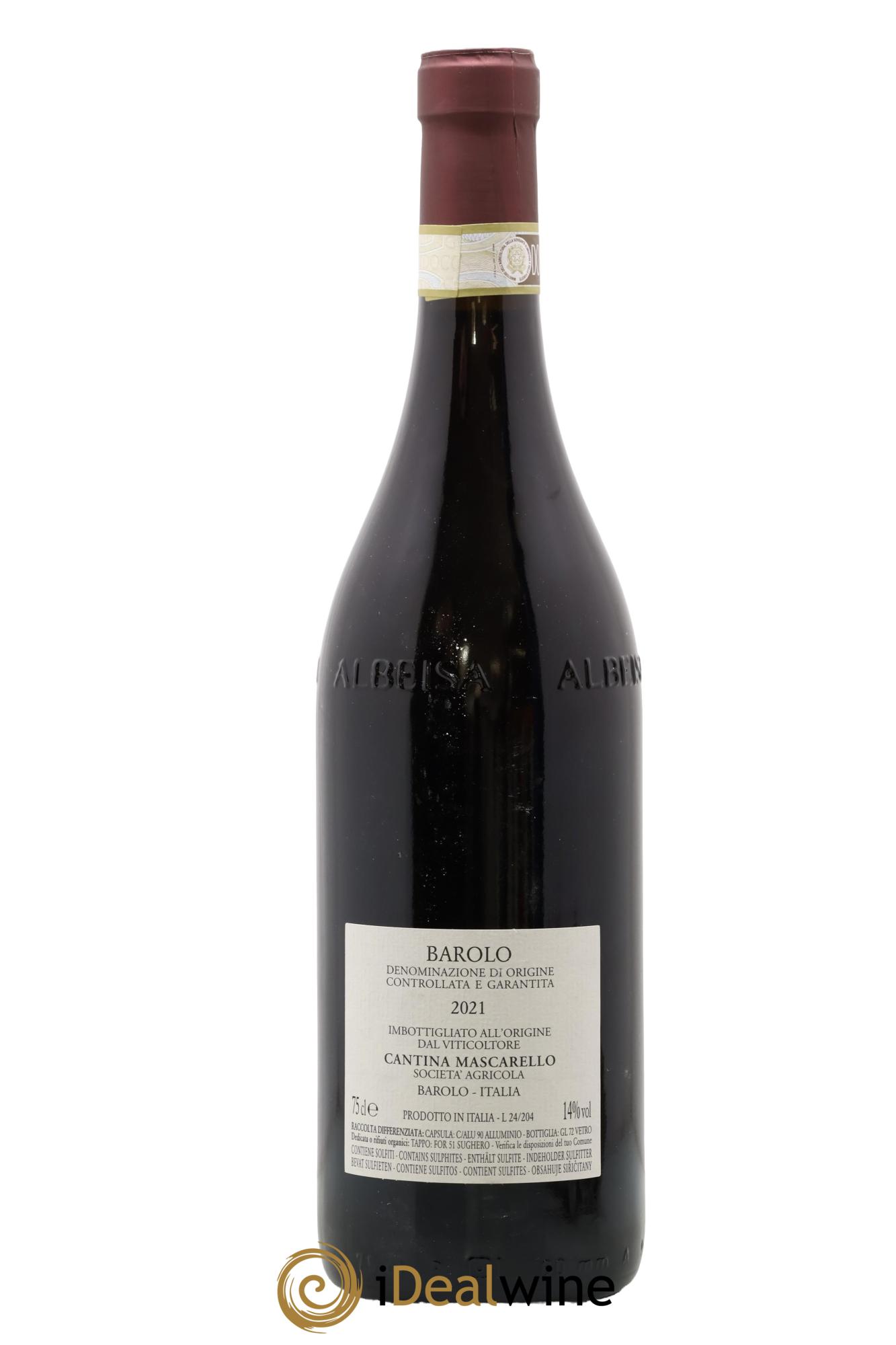 Barolo DOCG Bartolo Mascarello 2021 - Lot of 1 bottle - 1