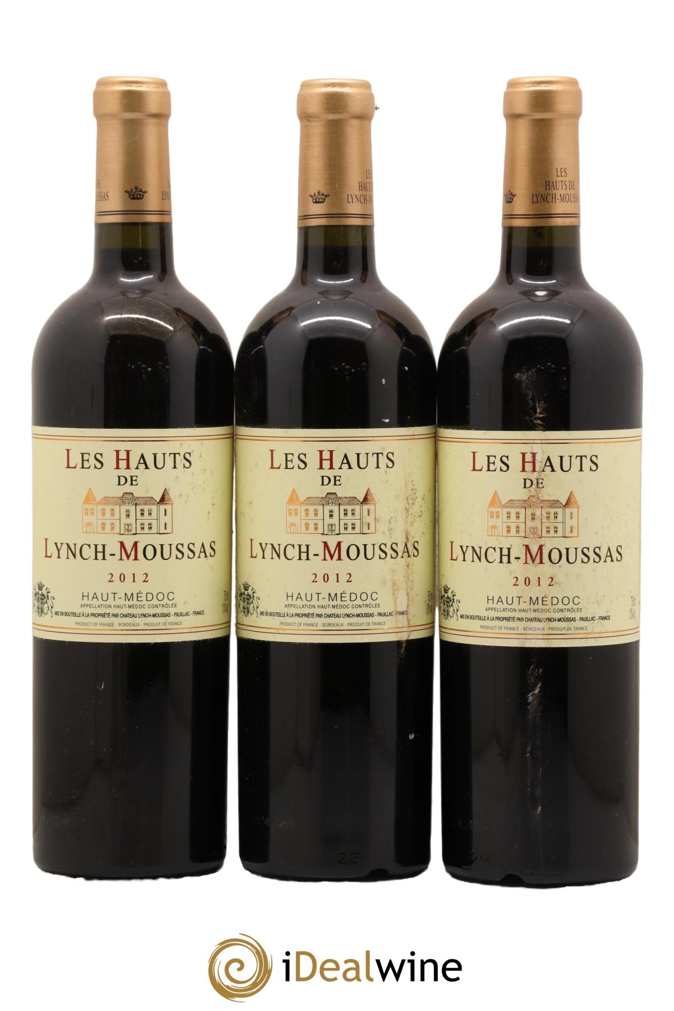 Haut Médoc Les Hauts de Lynch Moussas Chateau Lynch Moussas 2012 - Lot de 6 bouteilles - 2