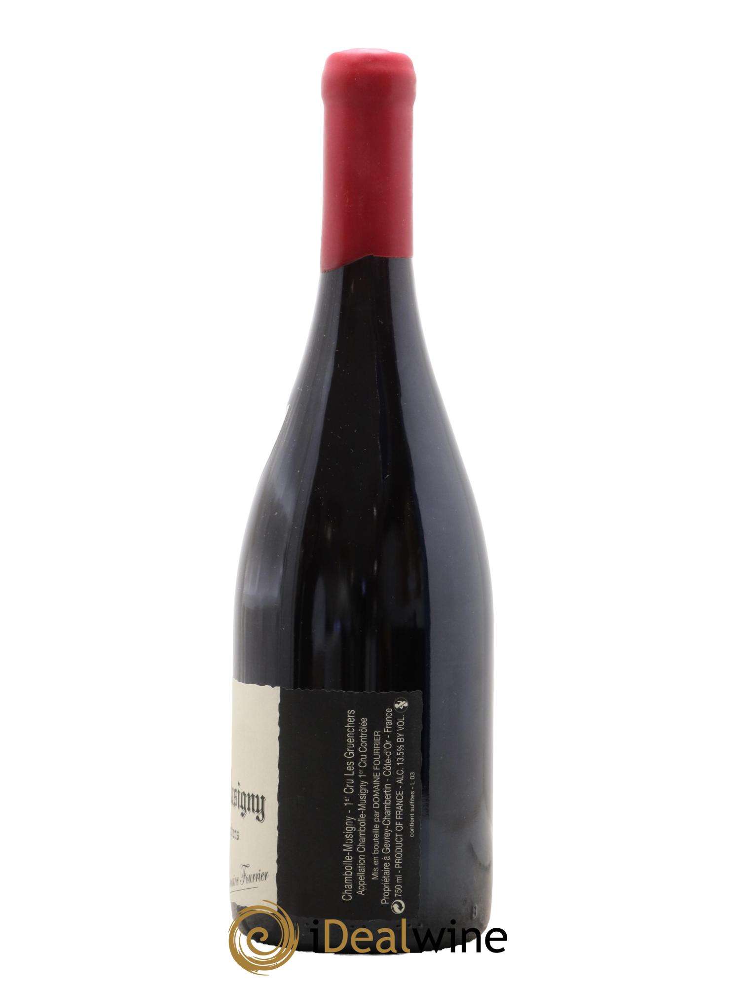 Chambolle-Musigny 1er Cru Les Gruenchers Vieille Vigne Fourrier (Domaine) 2015 - Lot de 1 bouteille - 1