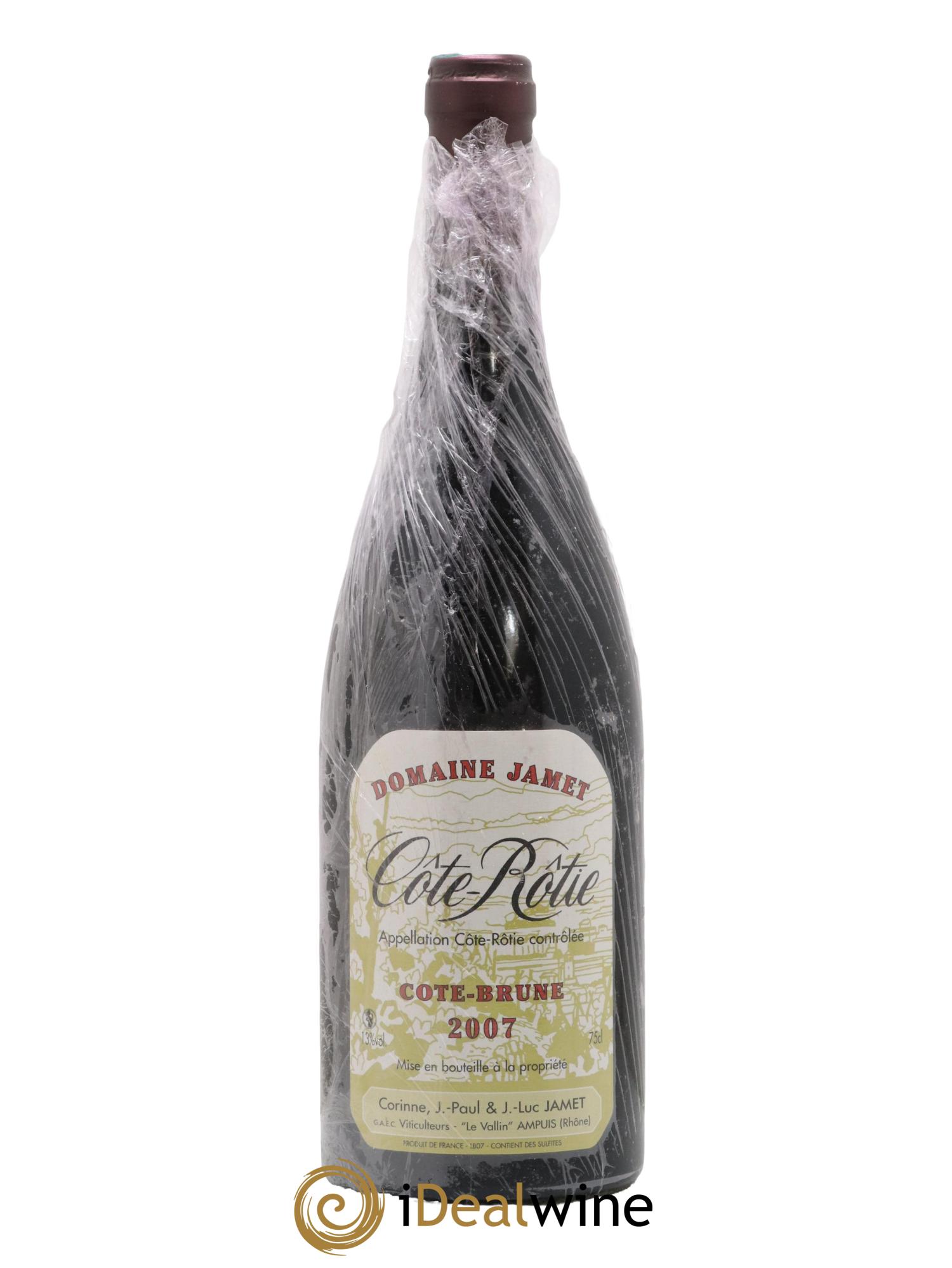 Côte-Rôtie Côte Brune Jamet (Domaine) 2007 - Lot de 1 bouteille - 0