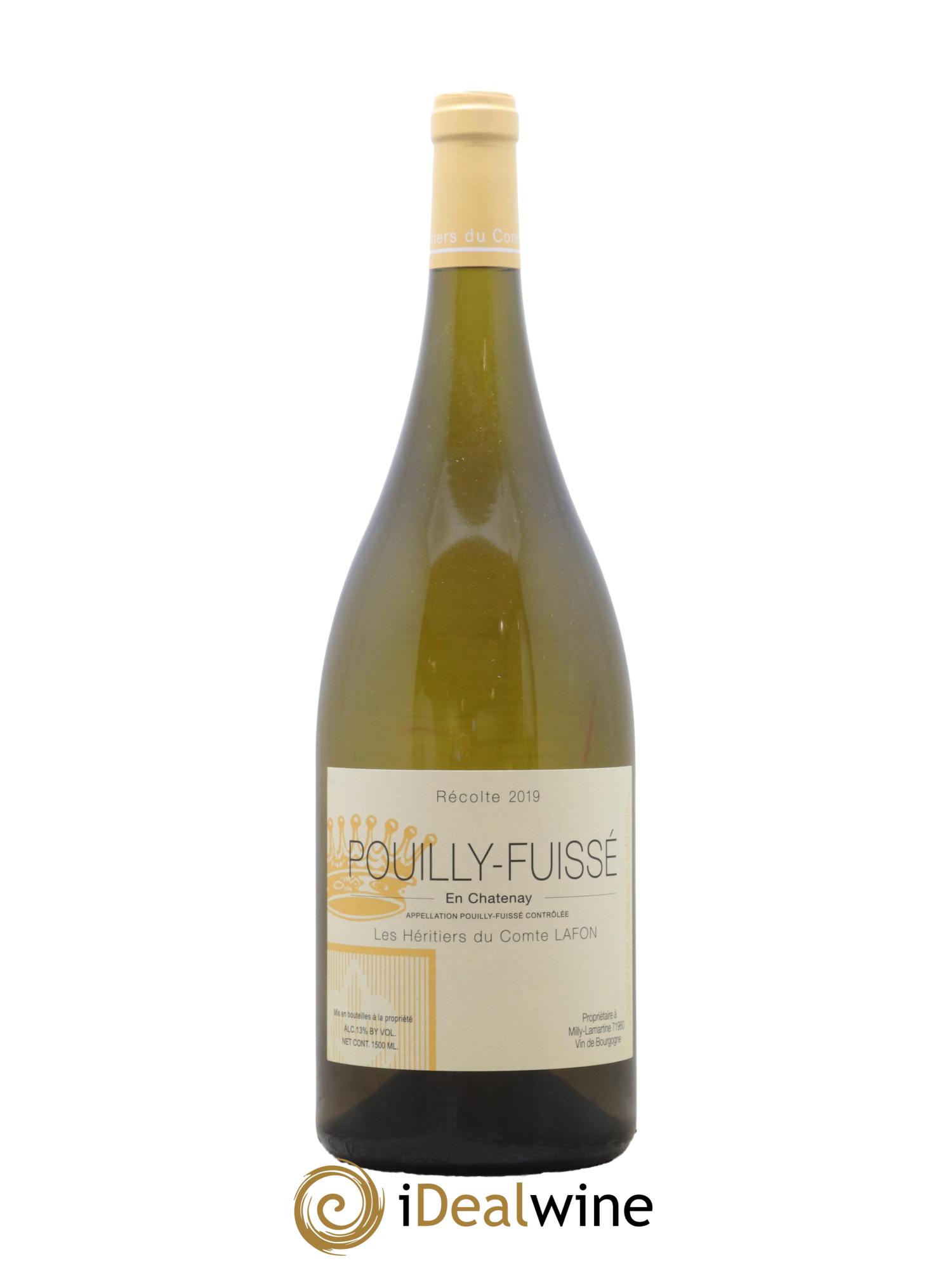 Pouilly-Fuissé En Chatenay Les Heritiers du Comte Lafon 2019 - Lot de 1 magnum - 0