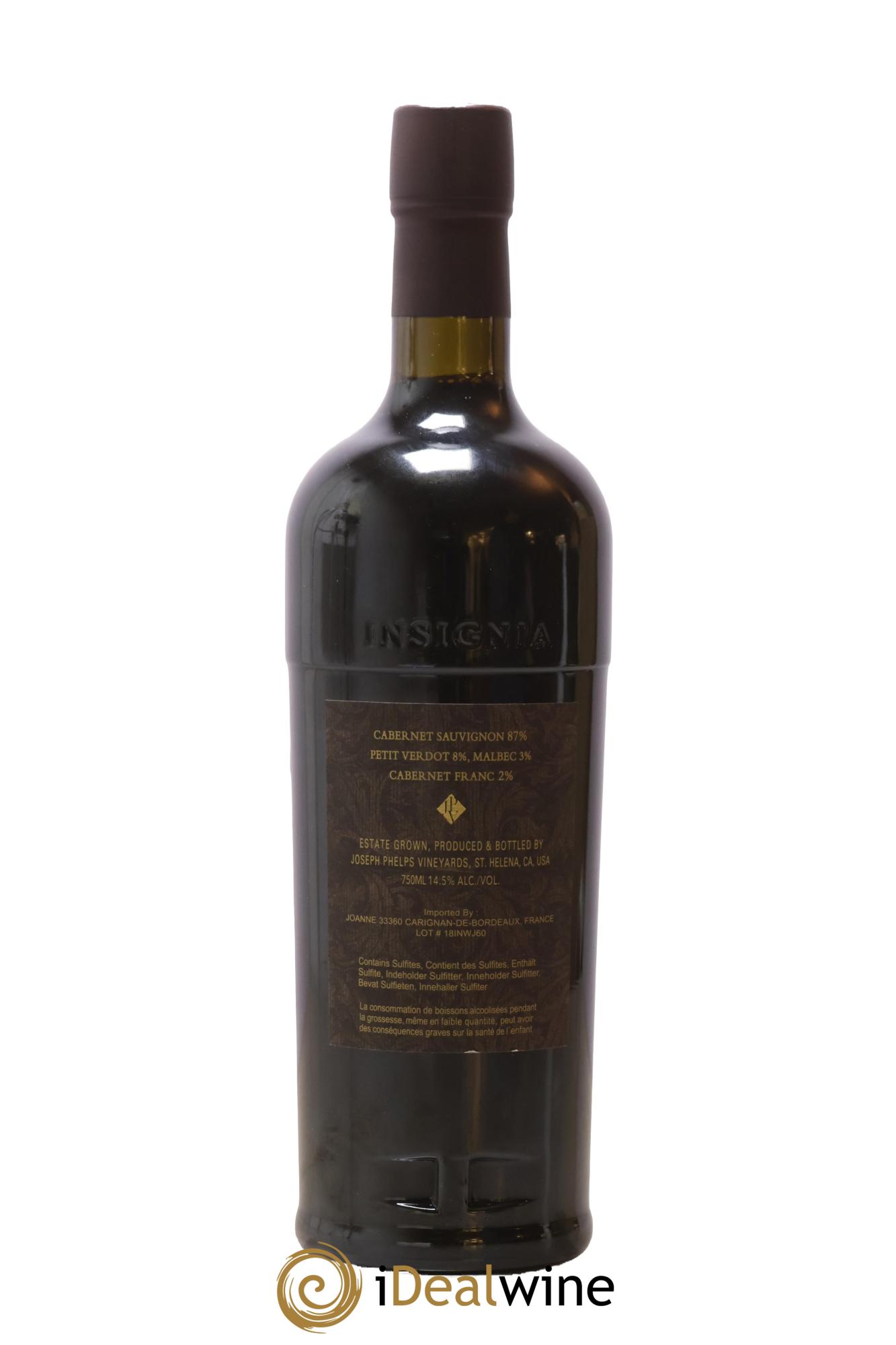 Napa Valley Insignia Joseph Phelps 2018 - Lotto di 1 bottiglia - 1