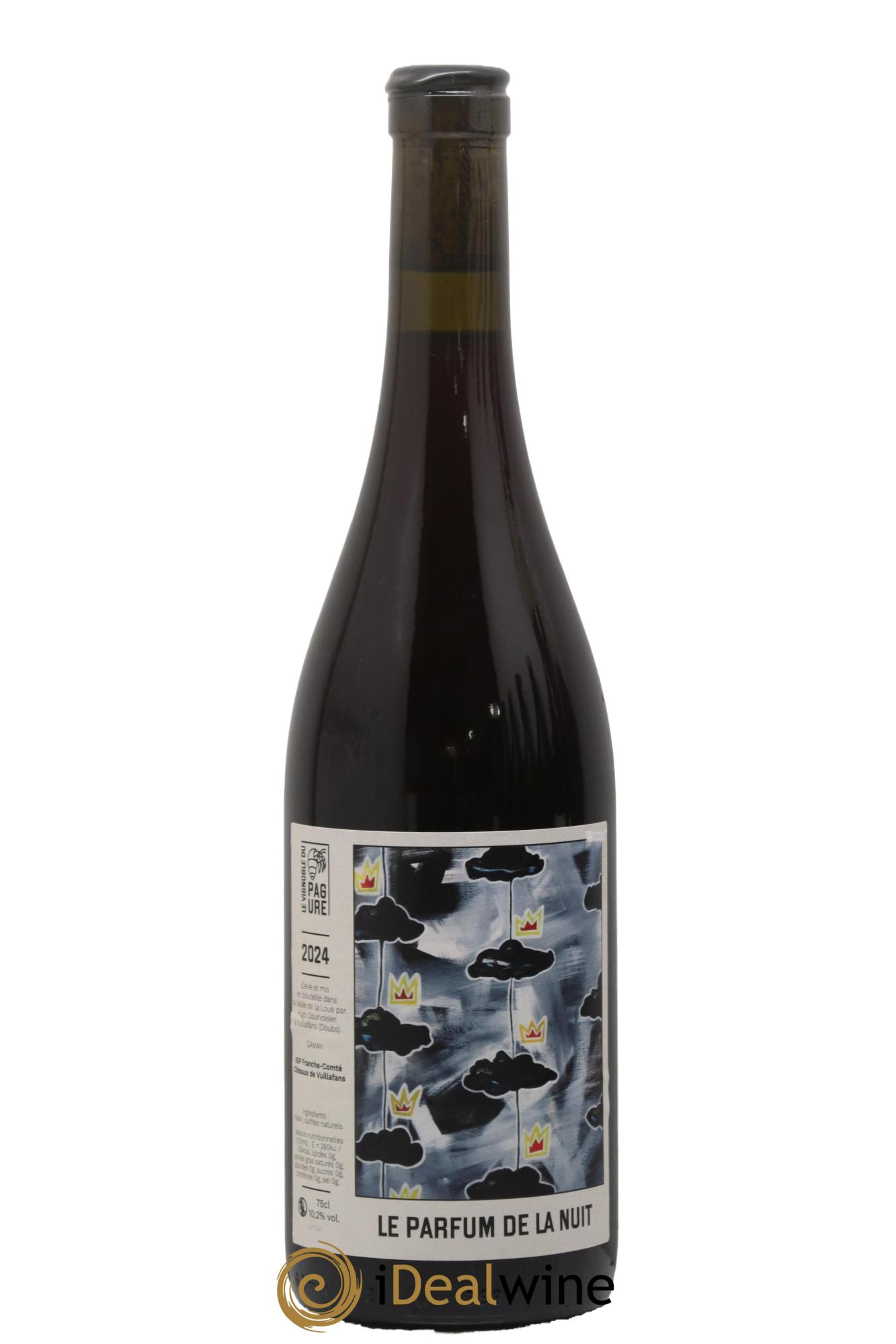 Franche-Comté Gamay Le Parfum de la Nuit Vignoble du Pagure 2024 - Lot de 1 bouteille - 0