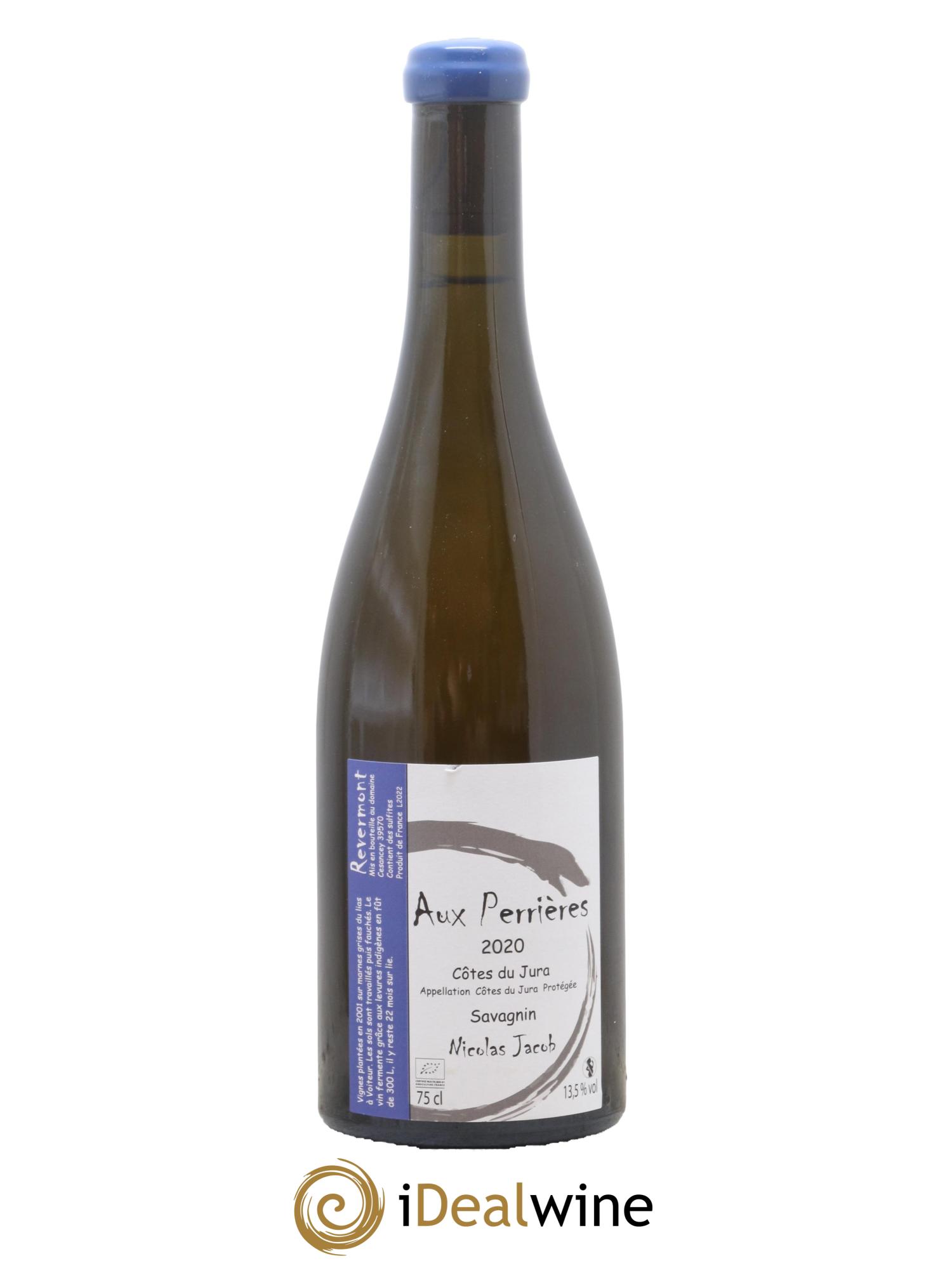Côtes du Jura Savagnin Aux Perrières Nicolas Jacob 2020 - Lot de 1 bouteille - 0