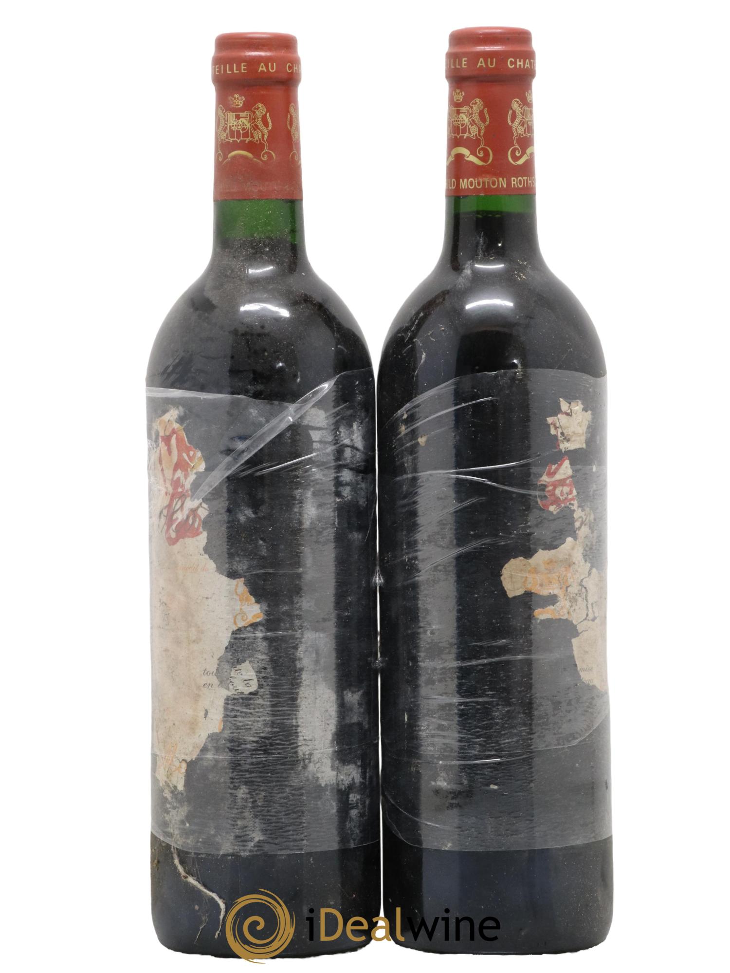 Château Mouton Rothschild 1er Grand Cru Classé 1995 - Lot de 2 bouteilles - 0