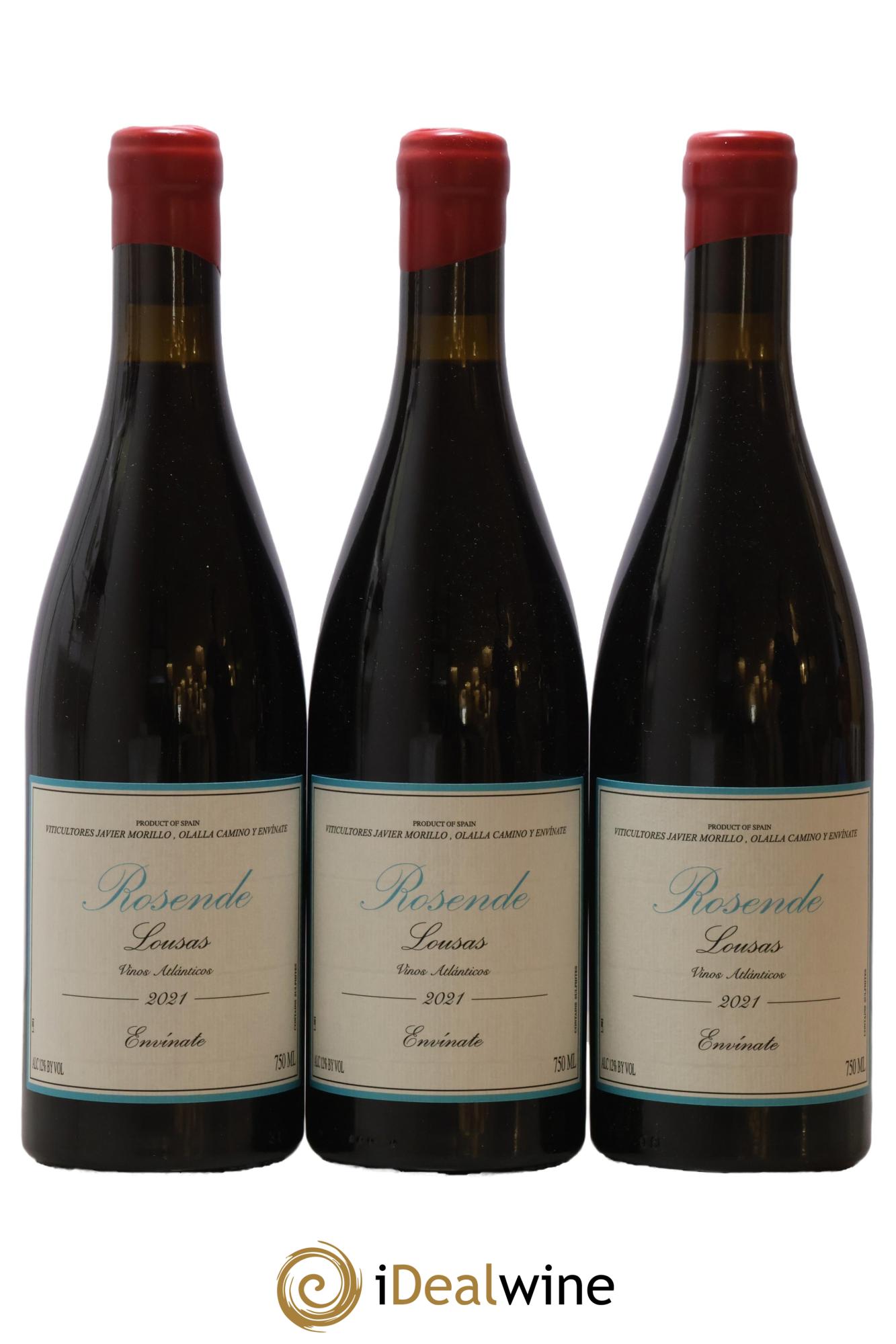 Espagne Vinos Atlanticos Lousas Parcela Rosende Envinate 2021 - Lot de 3 bouteilles - 0