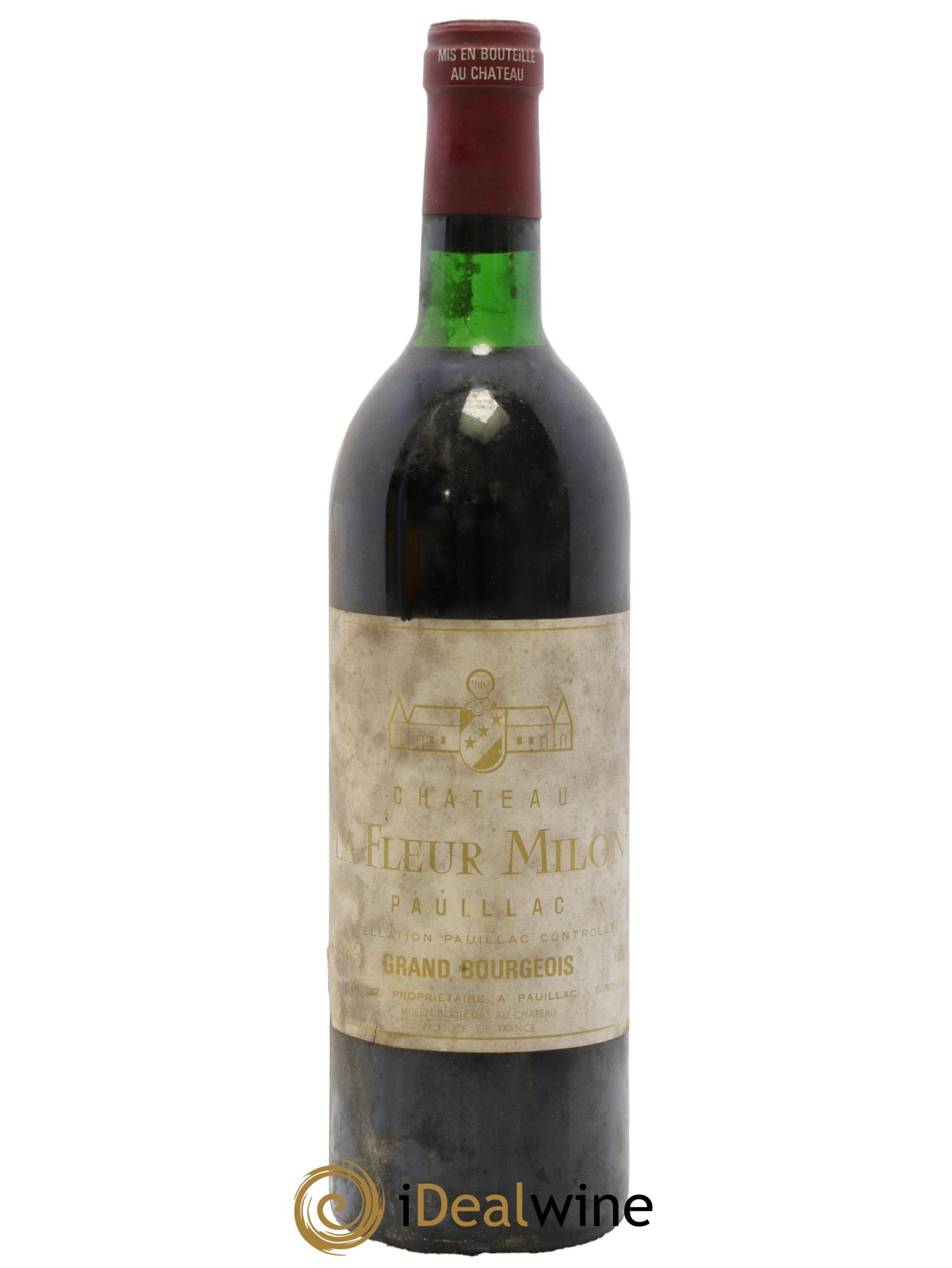 Château la Fleur Milon Cru Bourgeois 1983 - Posten von 1 Flasche - 0