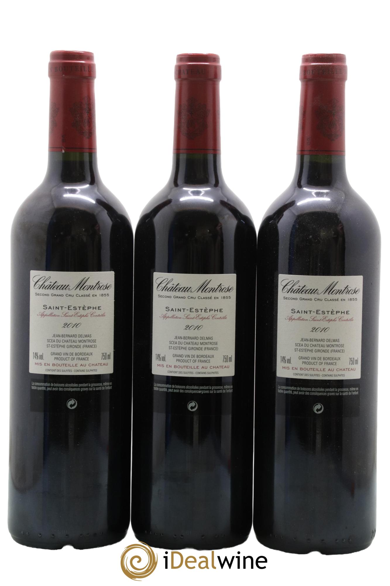 Château Montrose 2ème Grand Cru Classé 2010 - Lot of 6 bottles - 4