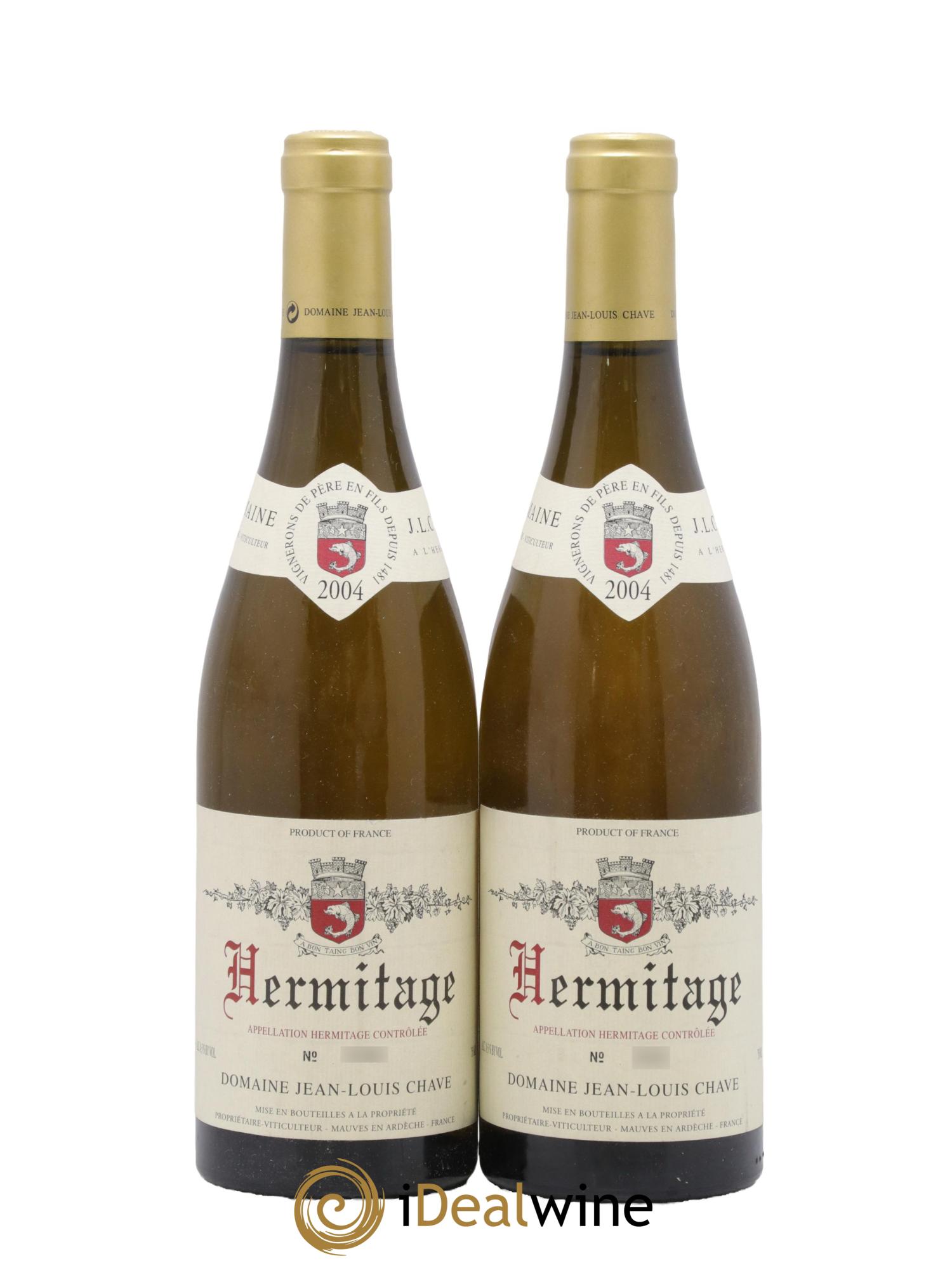 Hermitage Jean-Louis Chave 2004 - Lotto di 2 bottiglie - 0