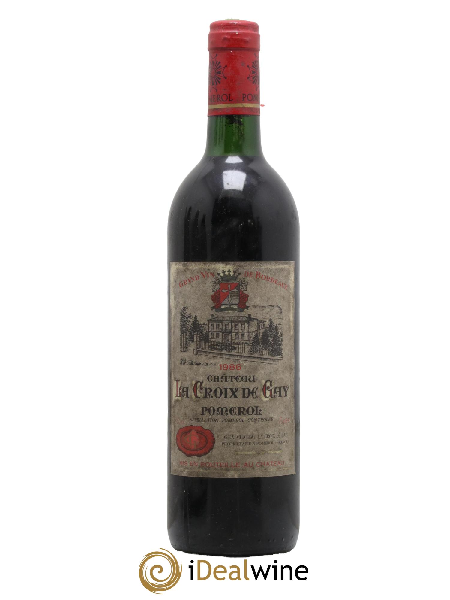 Château la Croix de Gay 1986 - Lot de 1 bouteille - 0