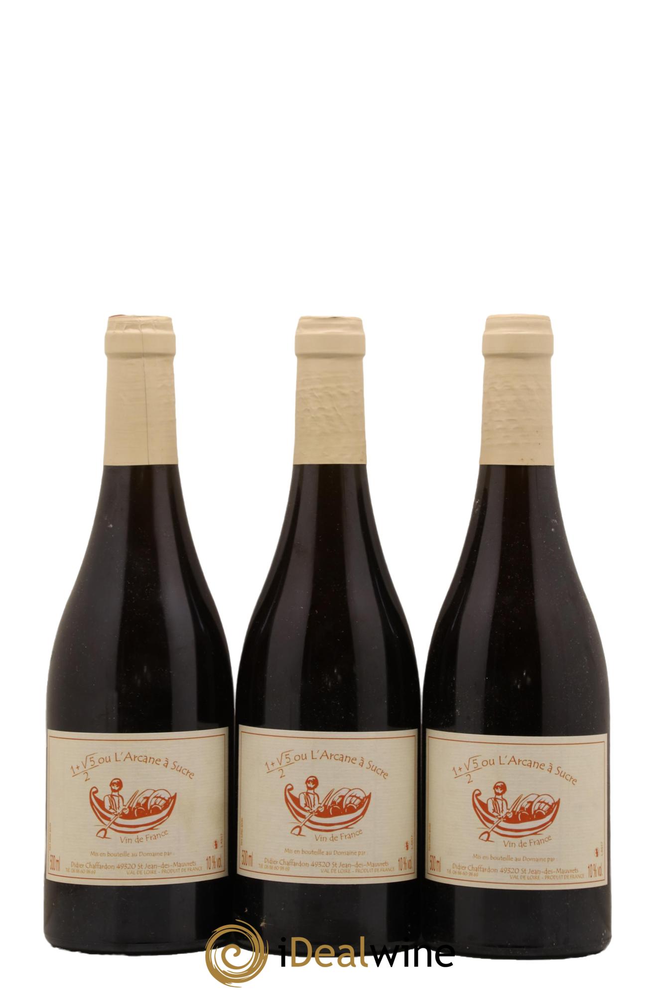 Vin de France L Arcane a Sucre Domaine Didier Chaffardon 2017 - Lot de 3 format 50cls - 0