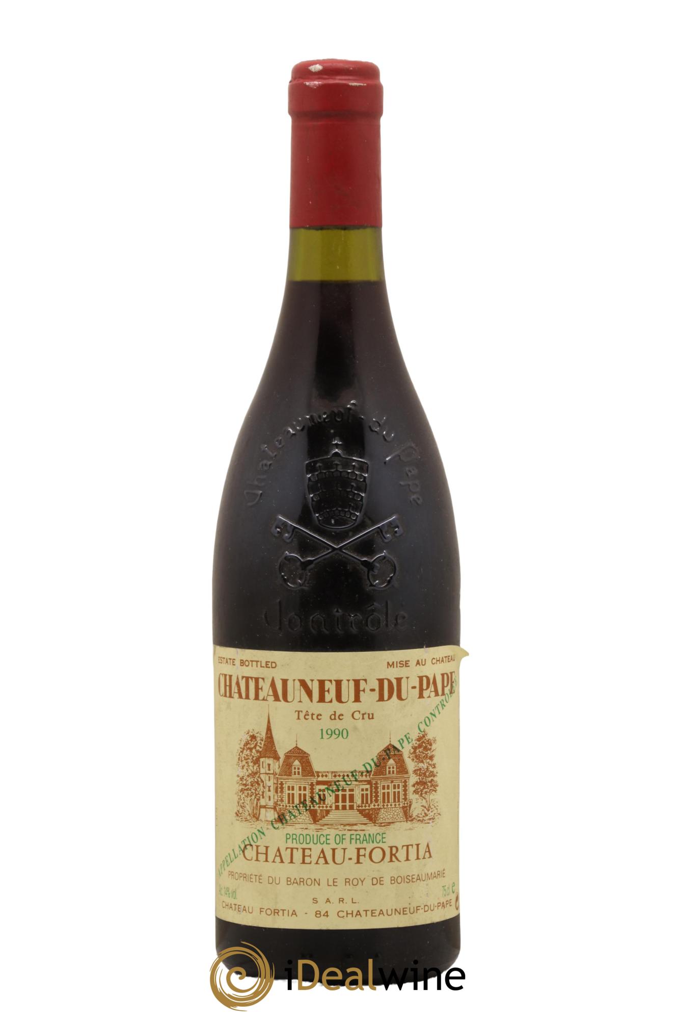 Châteauneuf-du-Pape Château Fortia Tête de cru 1990 - Lot de 1 bouteille - 0