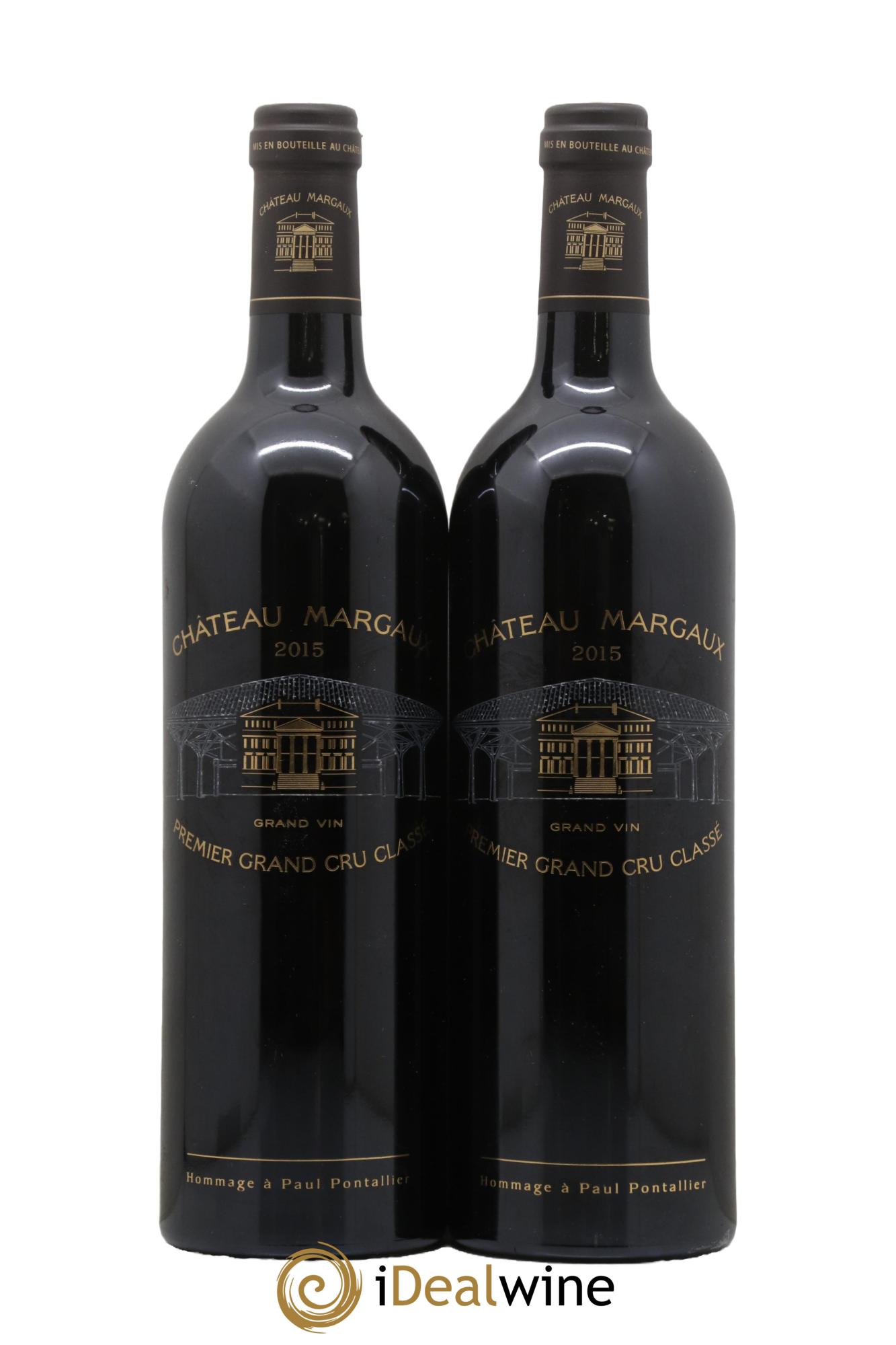 Château Margaux 1er Grand Cru Classé 2015 - Lotto di 2 bottiglie - 0