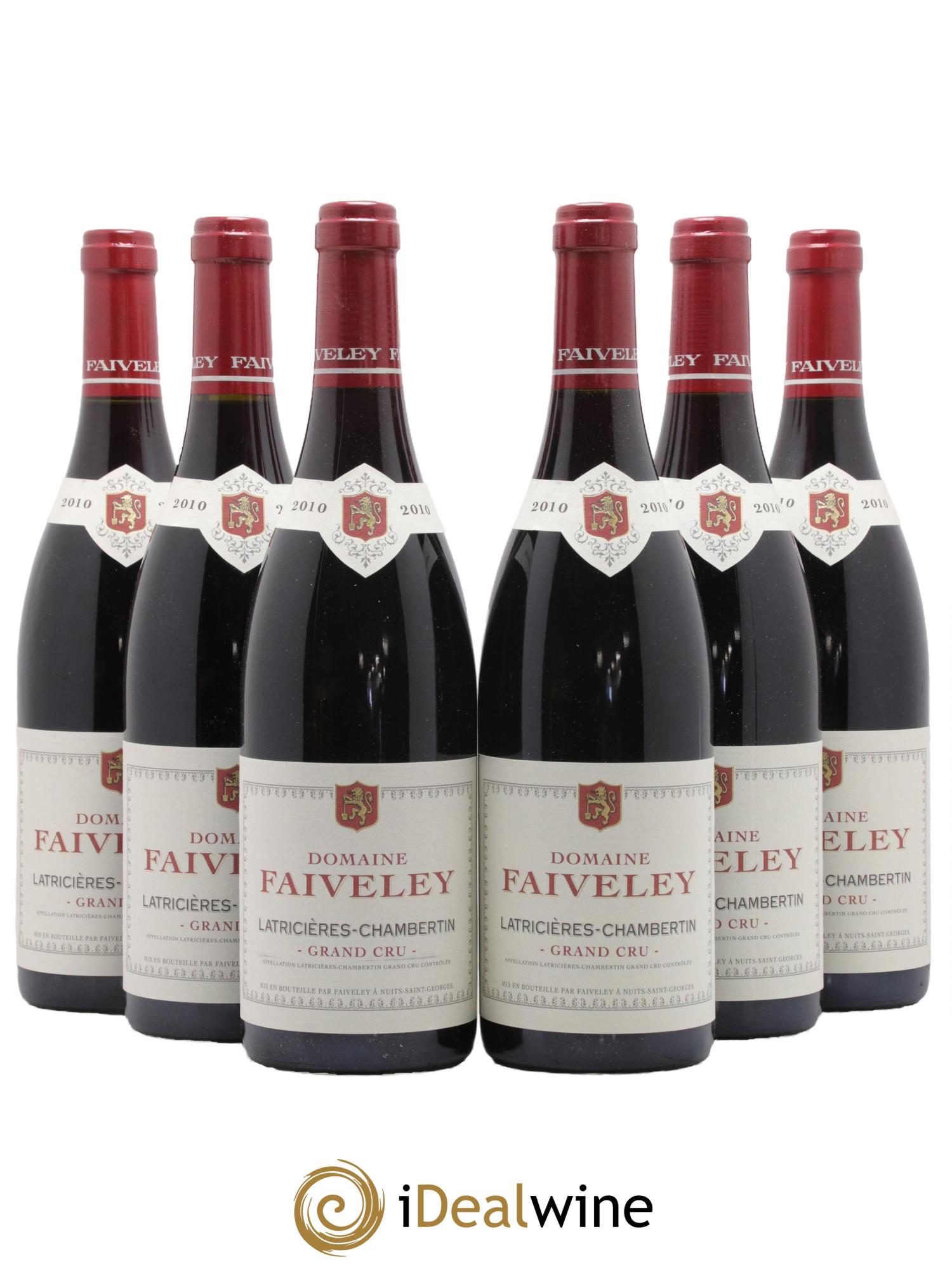Latricières-Chambertin Grand Cru Faiveley 2010 - Lot de 6 bouteilles - 0