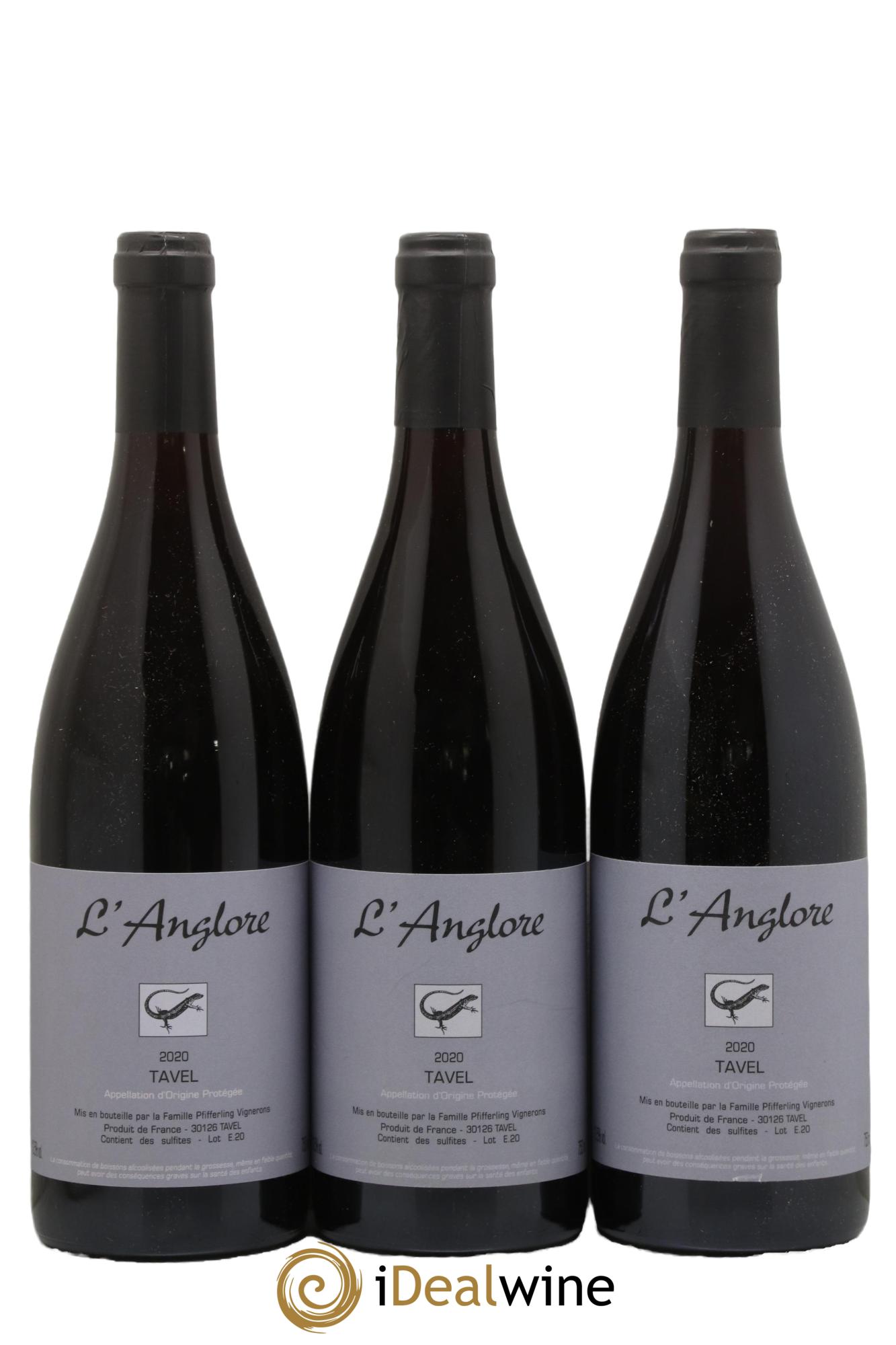 Tavel L'Anglore 2020 - Posten von 3 Flaschen - 0