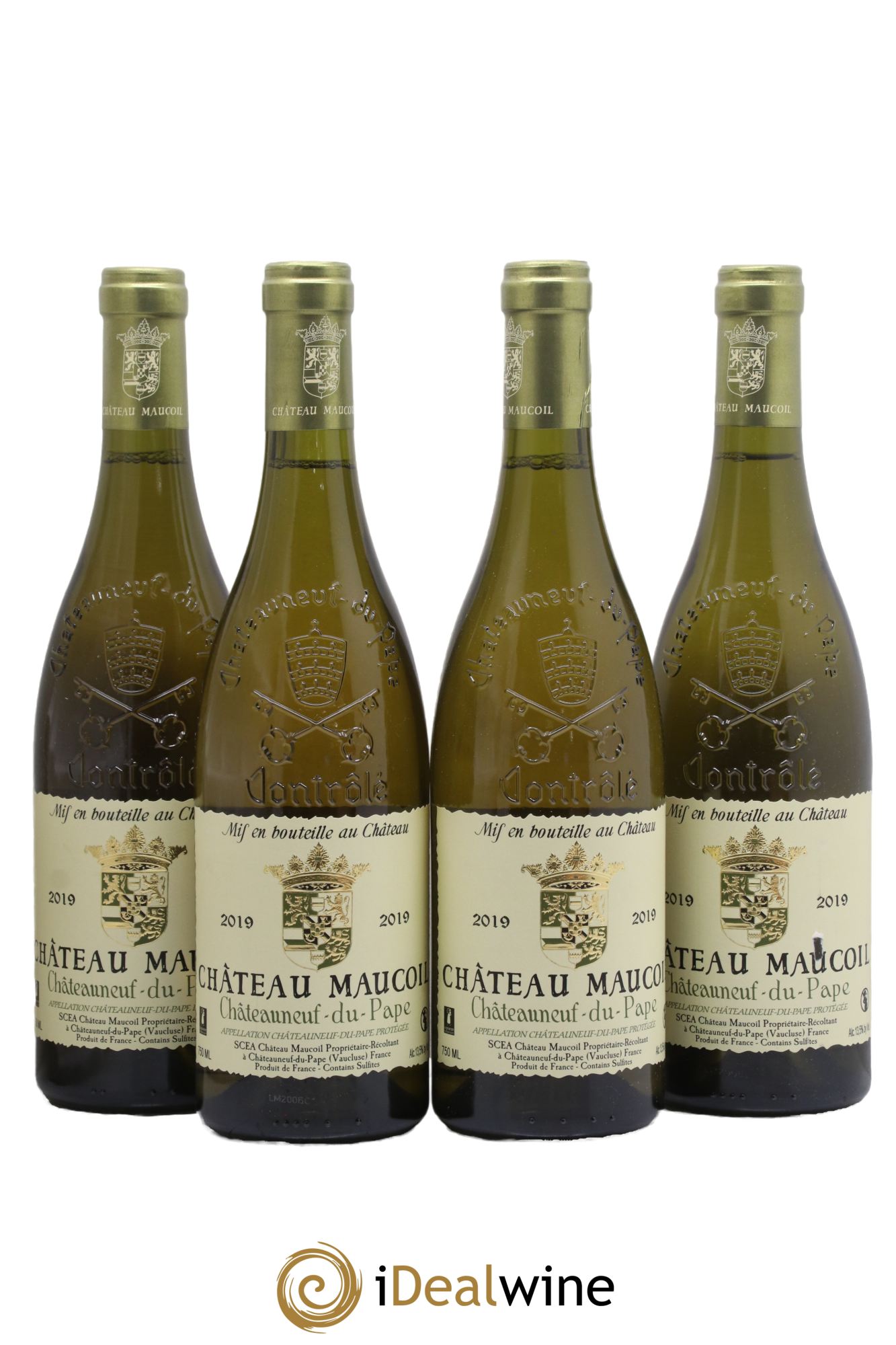 Châteauneuf-du-Pape Château de Maucoil SCEA Propriétaire-Récoltant 2019 - Lot de 4 bouteilles - 0