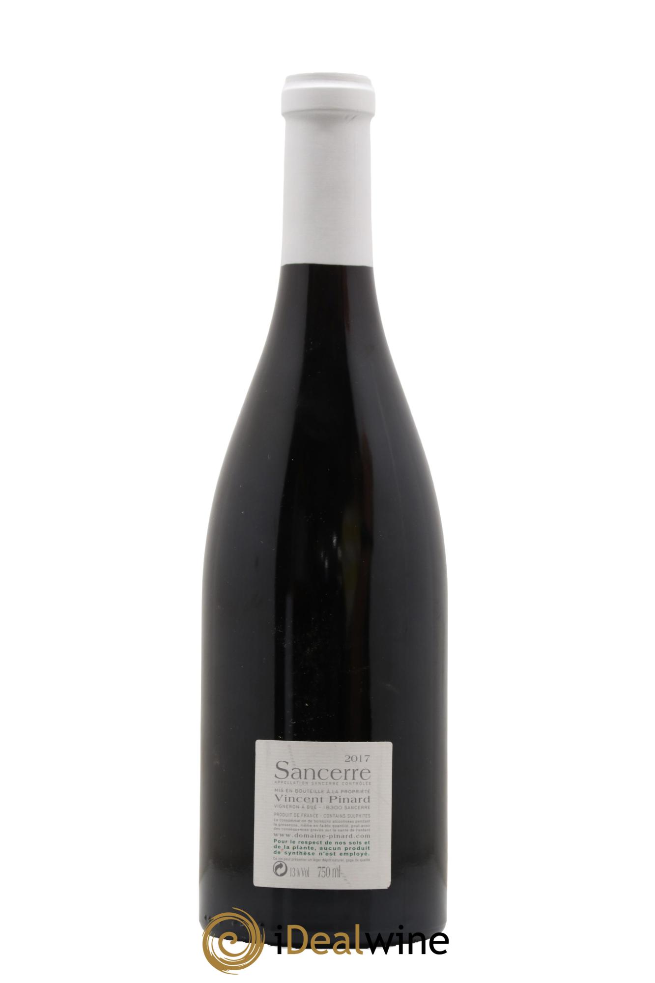 Sancerre Vendanges Entières Vincent Pinard 2017 - Lot de 1 bouteille - 1
