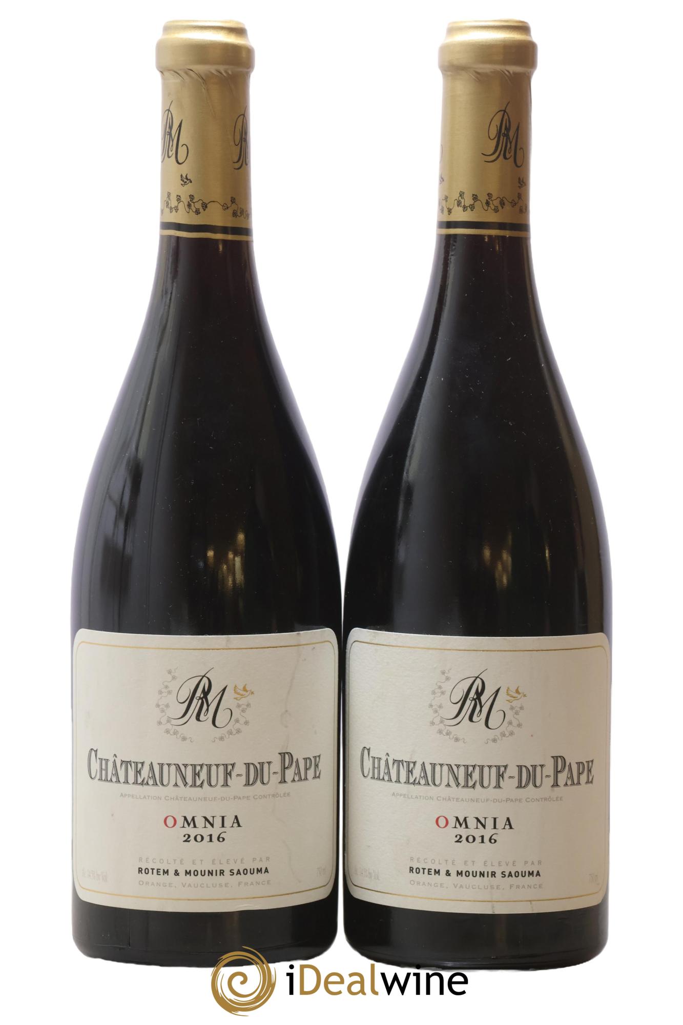 Châteauneuf-du-Pape Omnia Rotem et Mounir Saouma 2016 - Lot of 2 bottles - 0