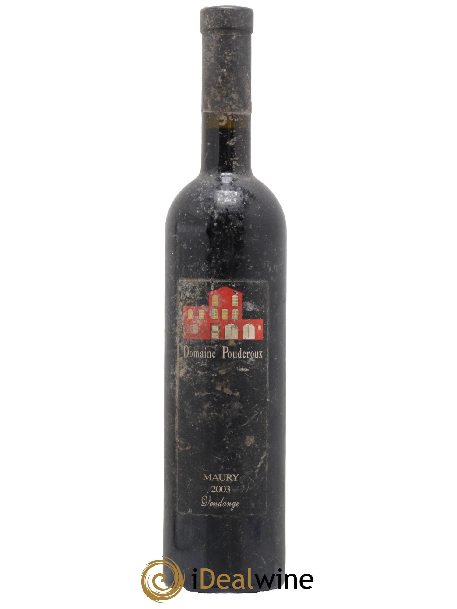 Maury Vin Doux Naturel Pouderoux 2003 - Lot de 1 bouteille - 0