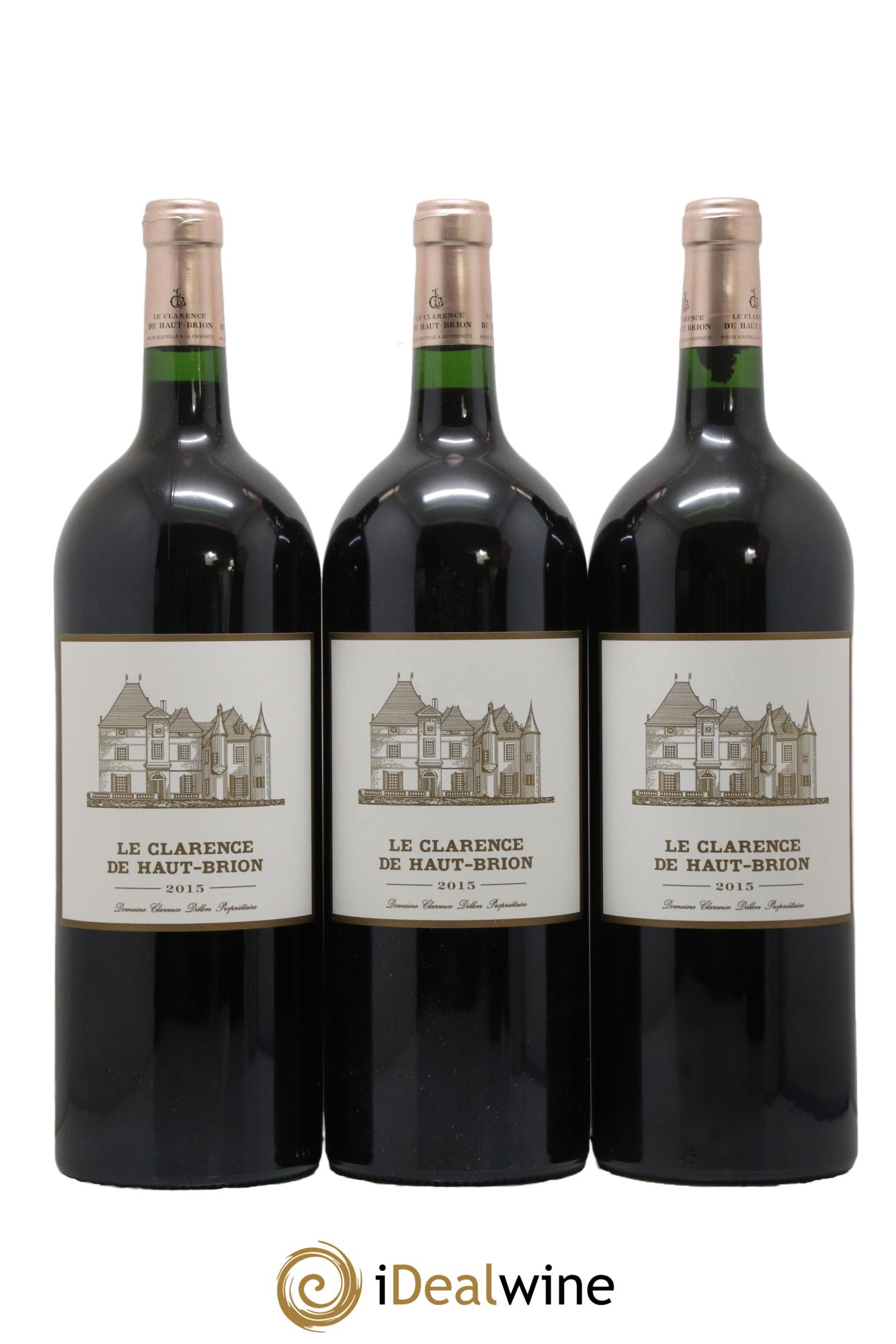 Clarence (Bahans) de Haut-Brion Second Vin 2015 - Lot de 3 magnums - 0