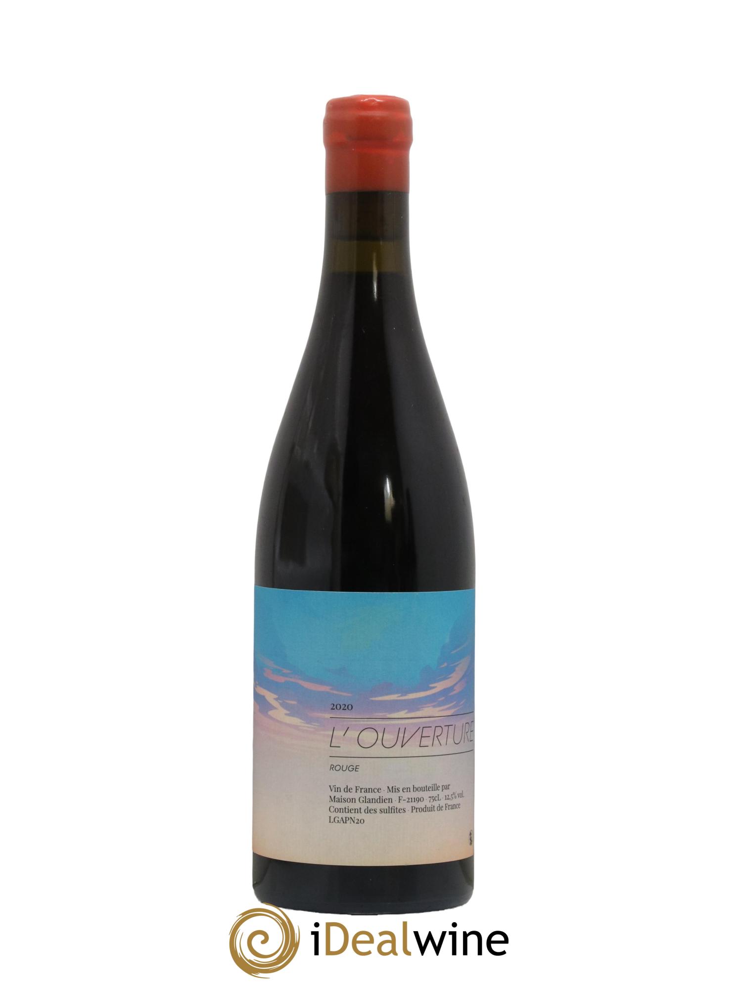 Vin de France L'Ouverture Maison Glandien 2020 - Lot de 1 bouteille - 0