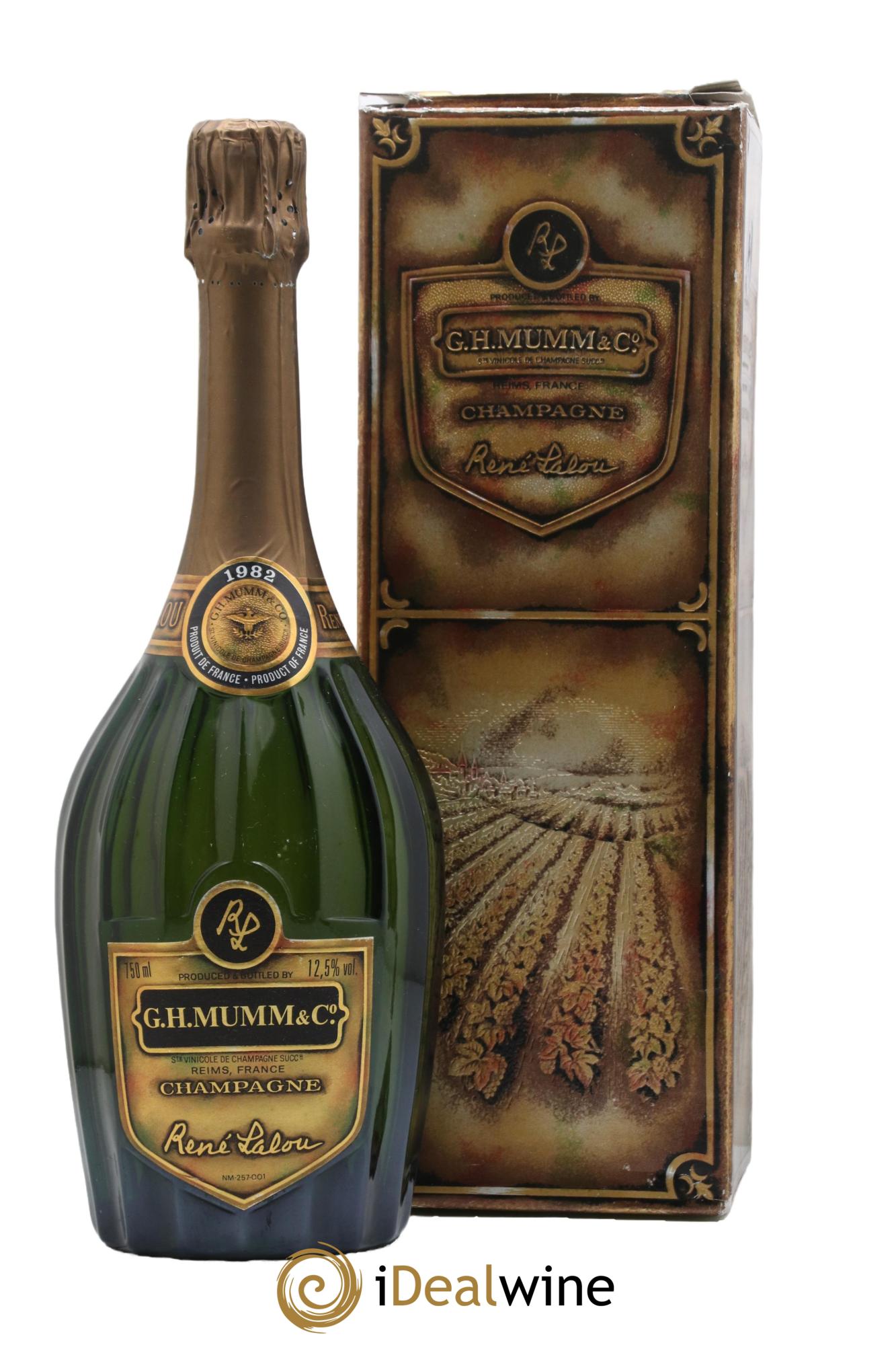René Lalou Mumm 1982 - Lot of 1 bottle - 0