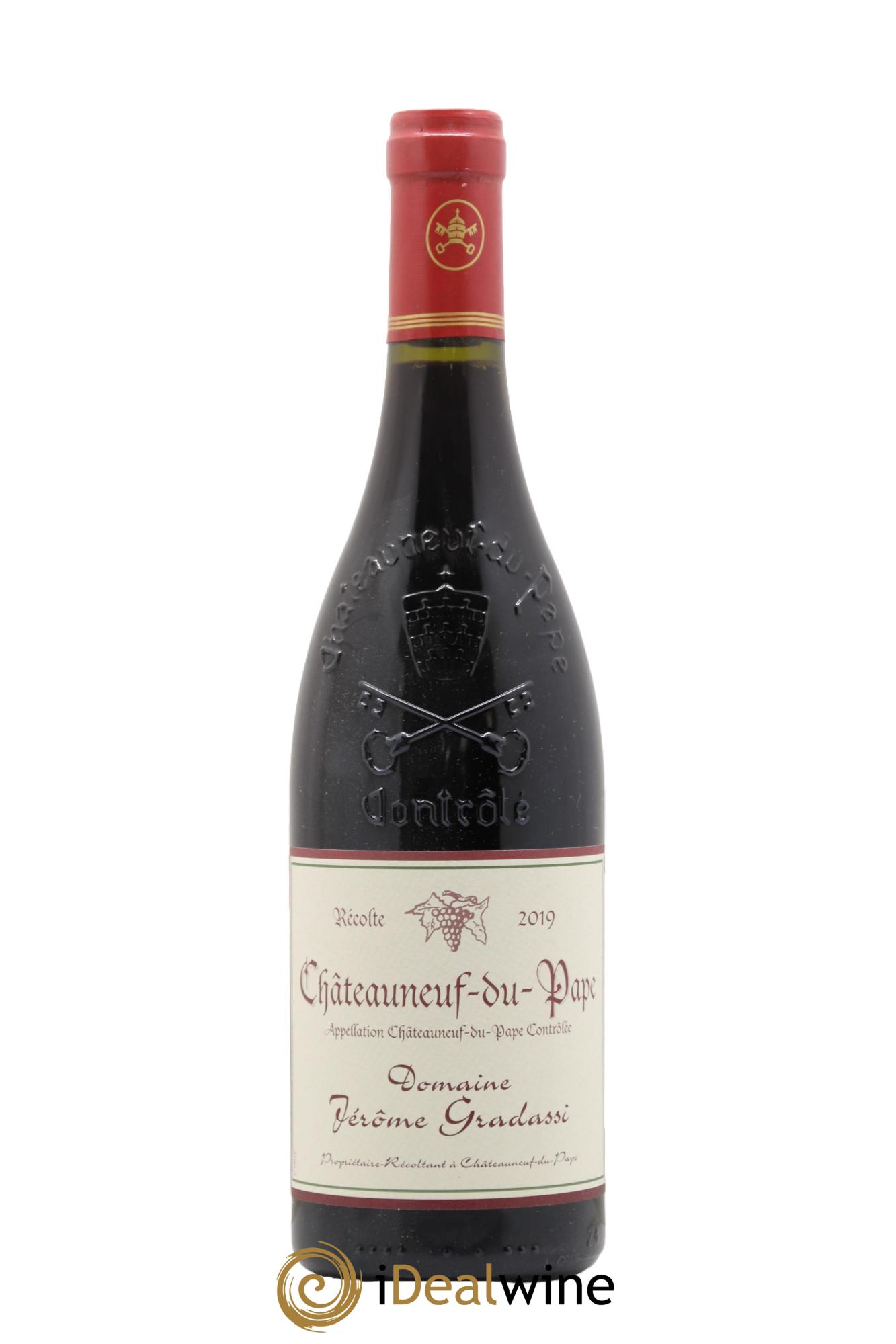 Châteauneuf-du-Pape Jérôme Gradassi 2019 - Lot de 1 bouteille - 0