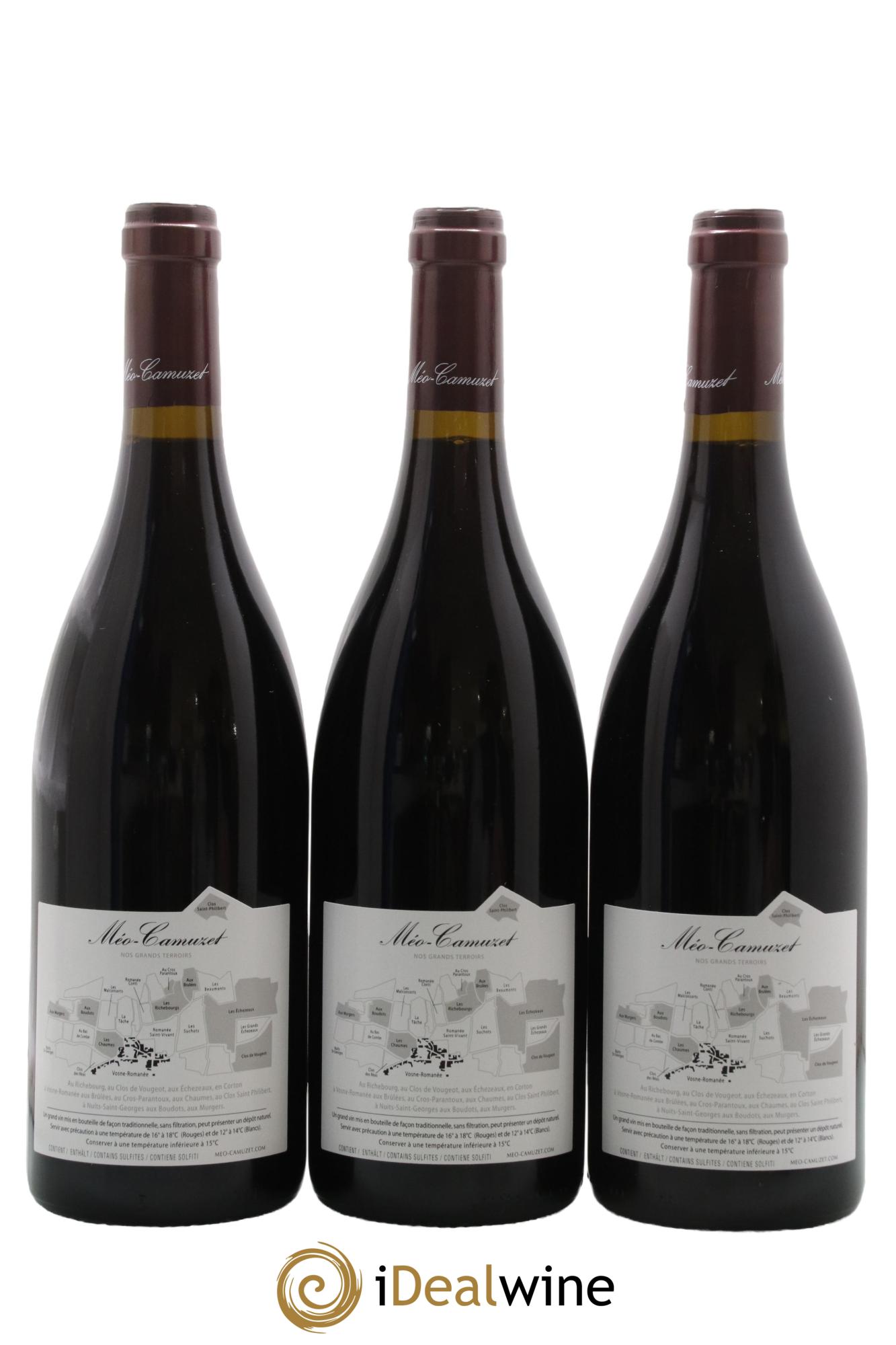 Vosne-Romanée 1er Cru Aux Brûlées Méo-Camuzet (Domaine) 2022 - Lot de 3 bouteilles - 1