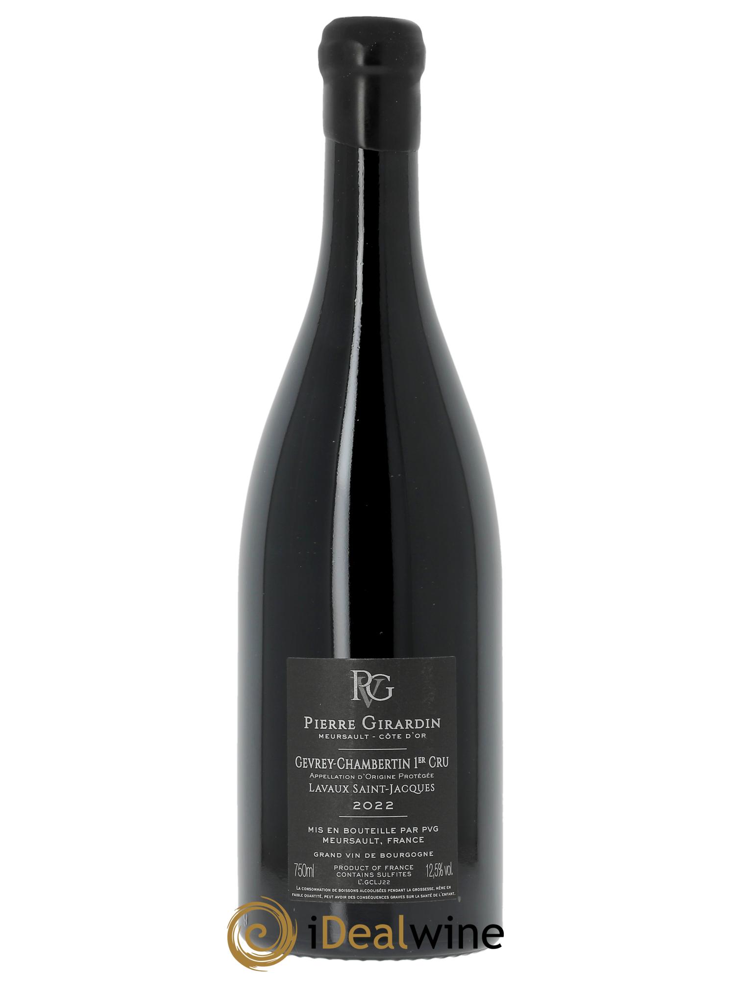 Gevrey-Chambertin 1er Cru Lavaux Saint Jacques Pierre Girardin  2022 - Lot de 1 bouteille - 1