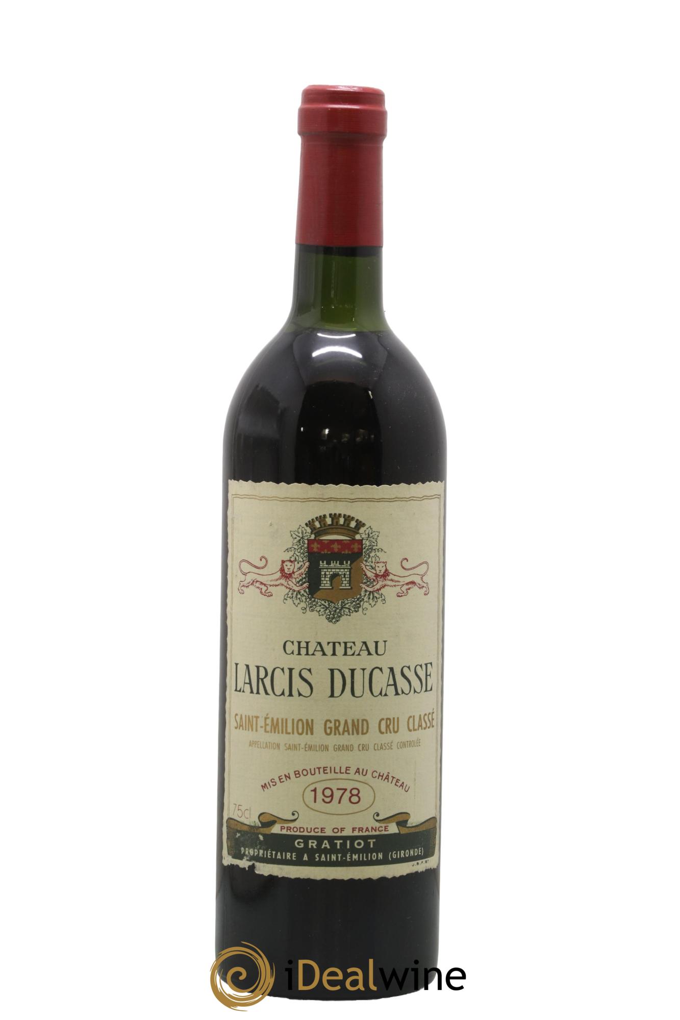 Château Larcis Ducasse 1er Grand Cru Classé B 1978 - Lot of 1 bottle - 0