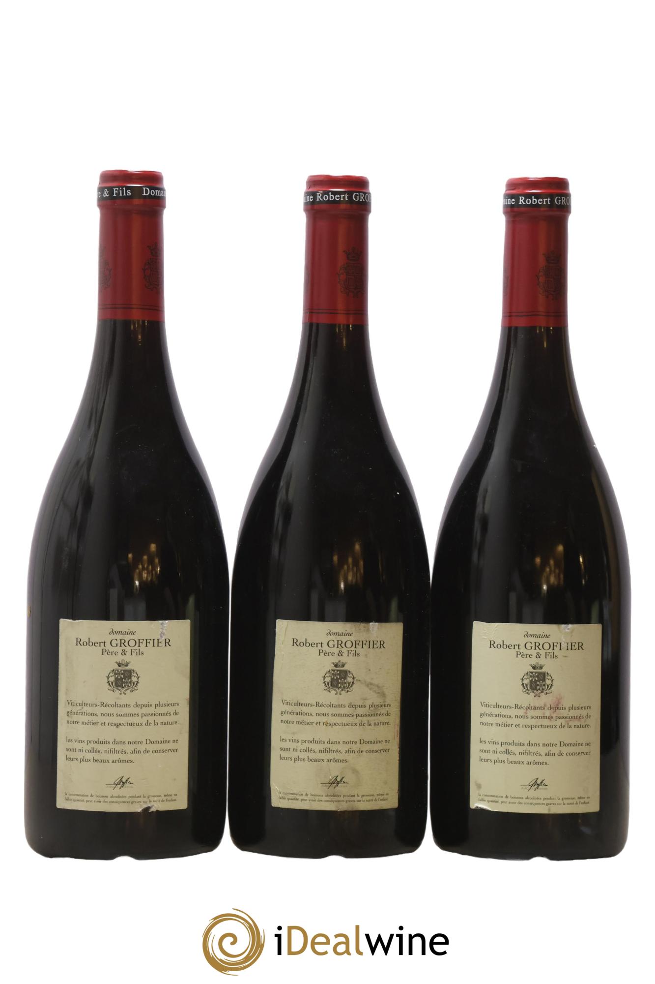 Bonnes-Mares Grand Cru Robert Groffier Père & Fils (Domaine) 2013 - Lot de 3 bouteilles - 1