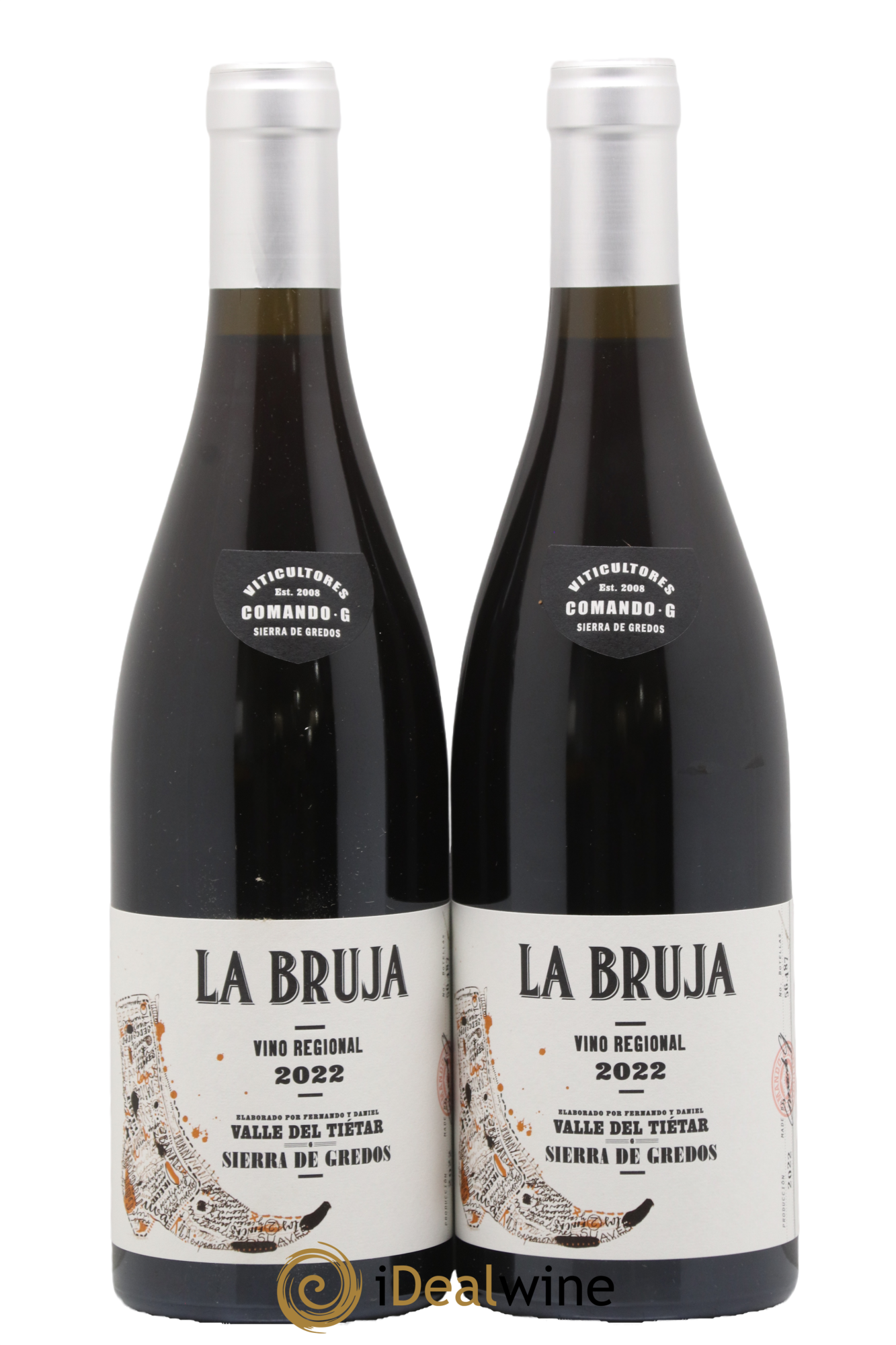 Vinos de Madrid DO Comando G La Bruja de Rozas 2022 - Lot of 2 bottles - 0