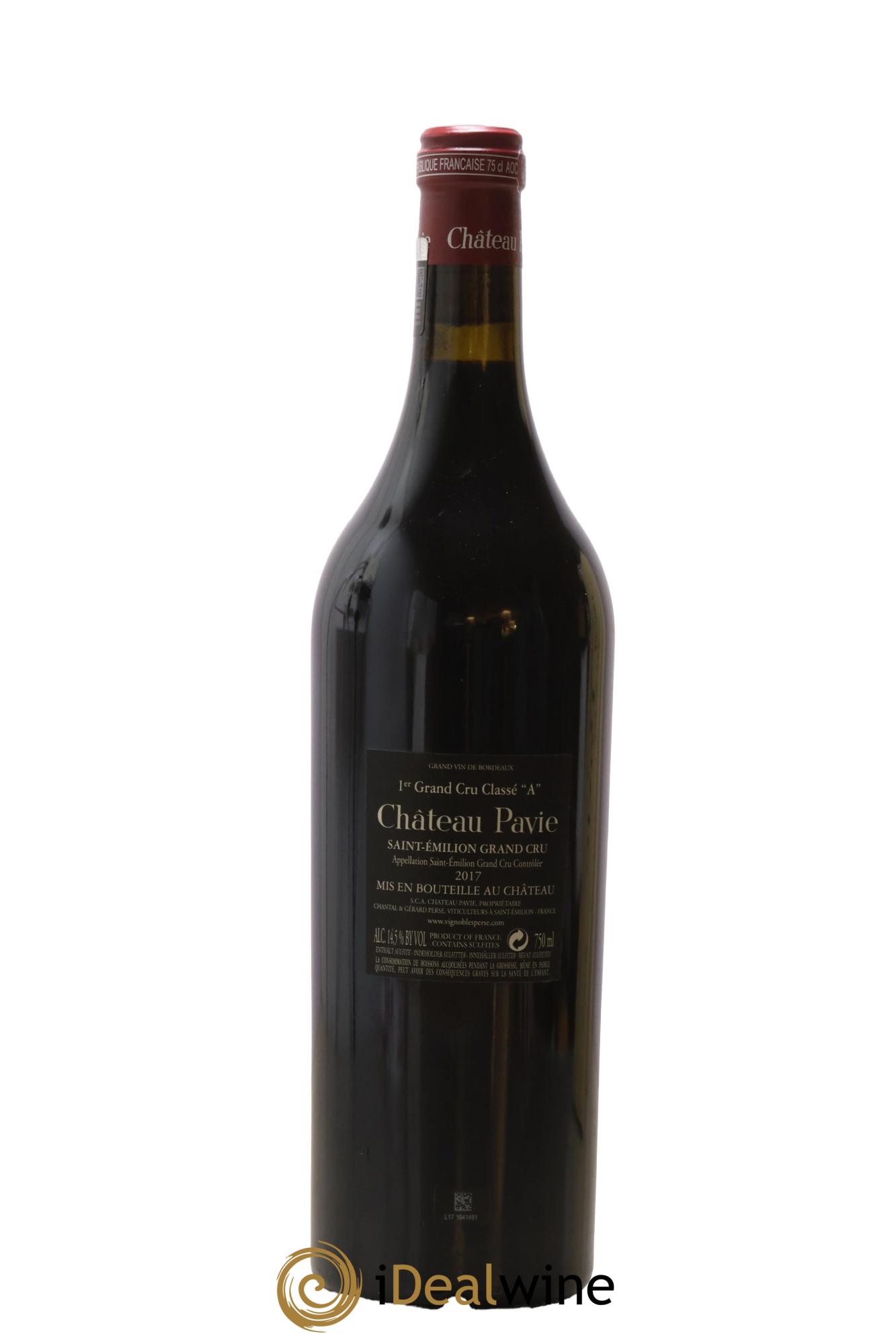 Château Pavie 1er Grand Cru Classé A 2017 - Lot de 1 bouteille - 2