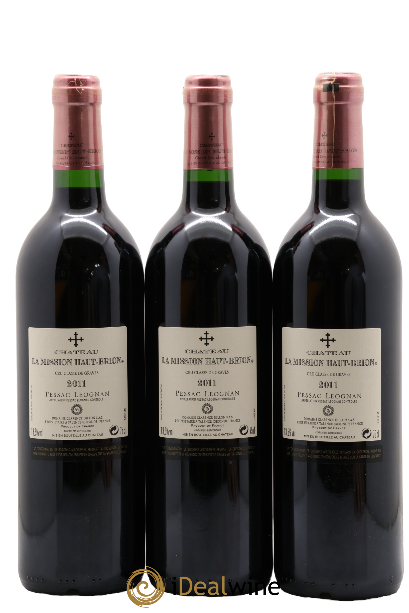 Château la Mission Haut-Brion Cru Classé de Graves 2011 - Lot of 12 bottles - 6