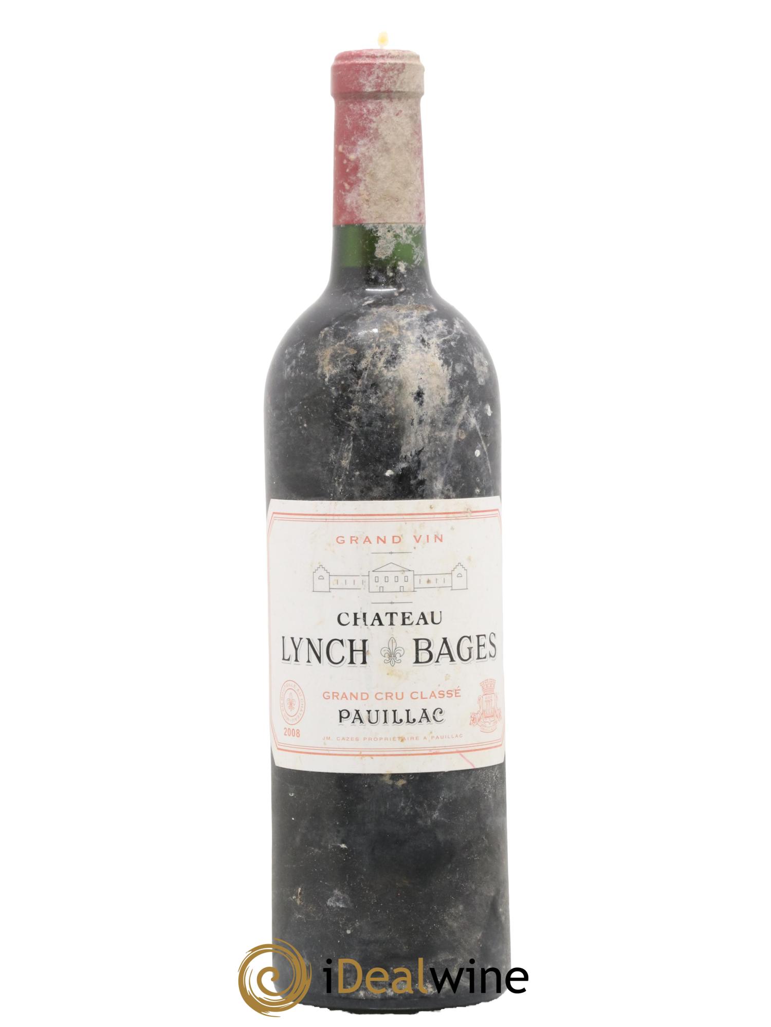 Château Lynch Bages 5ème Grand Cru Classé 2008 - Lot de 1 bouteille - 0