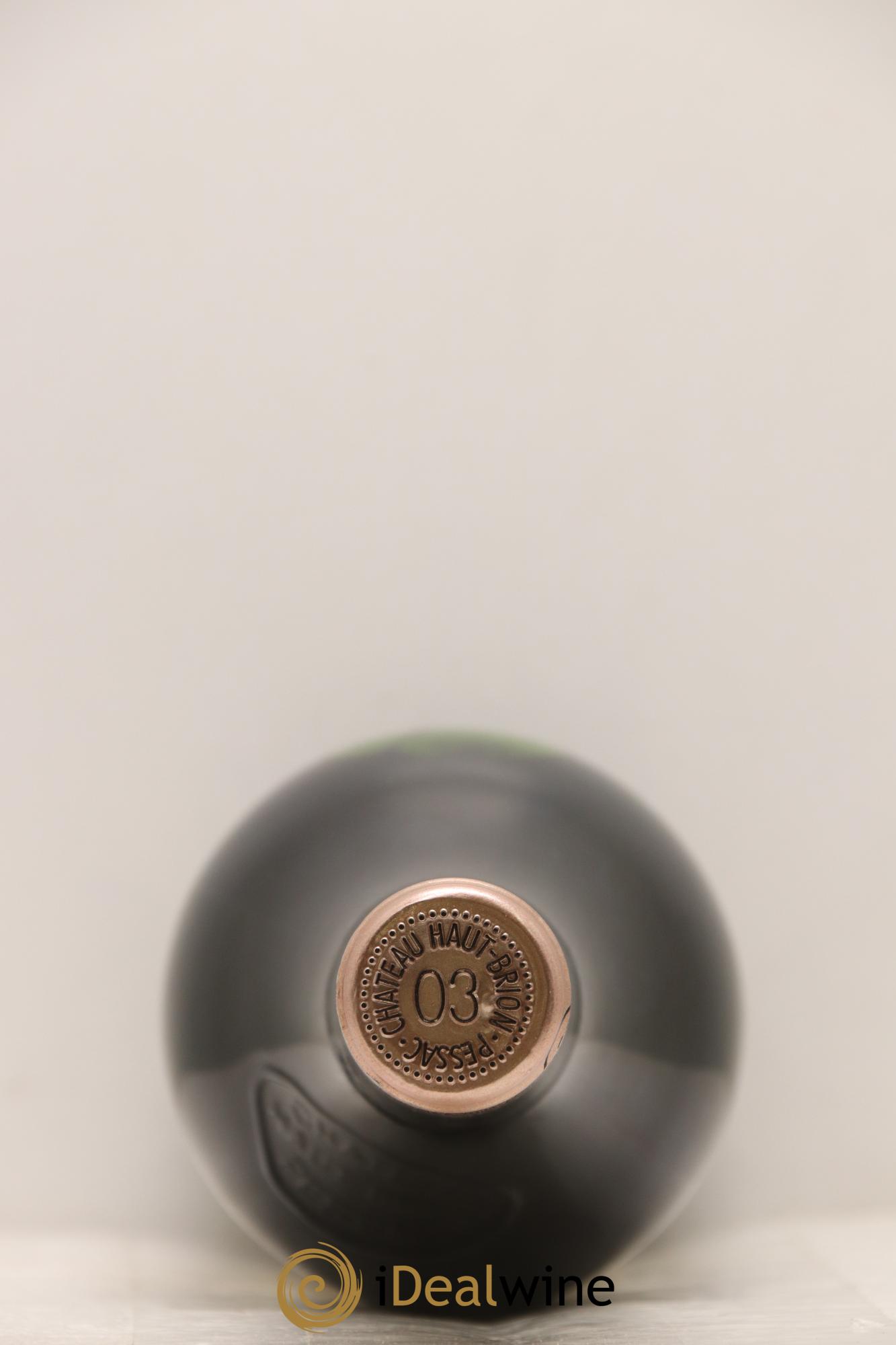 Château Haut Brion 1er Grand Cru Classé 2003 - Lot de 2 bouteilles - 1