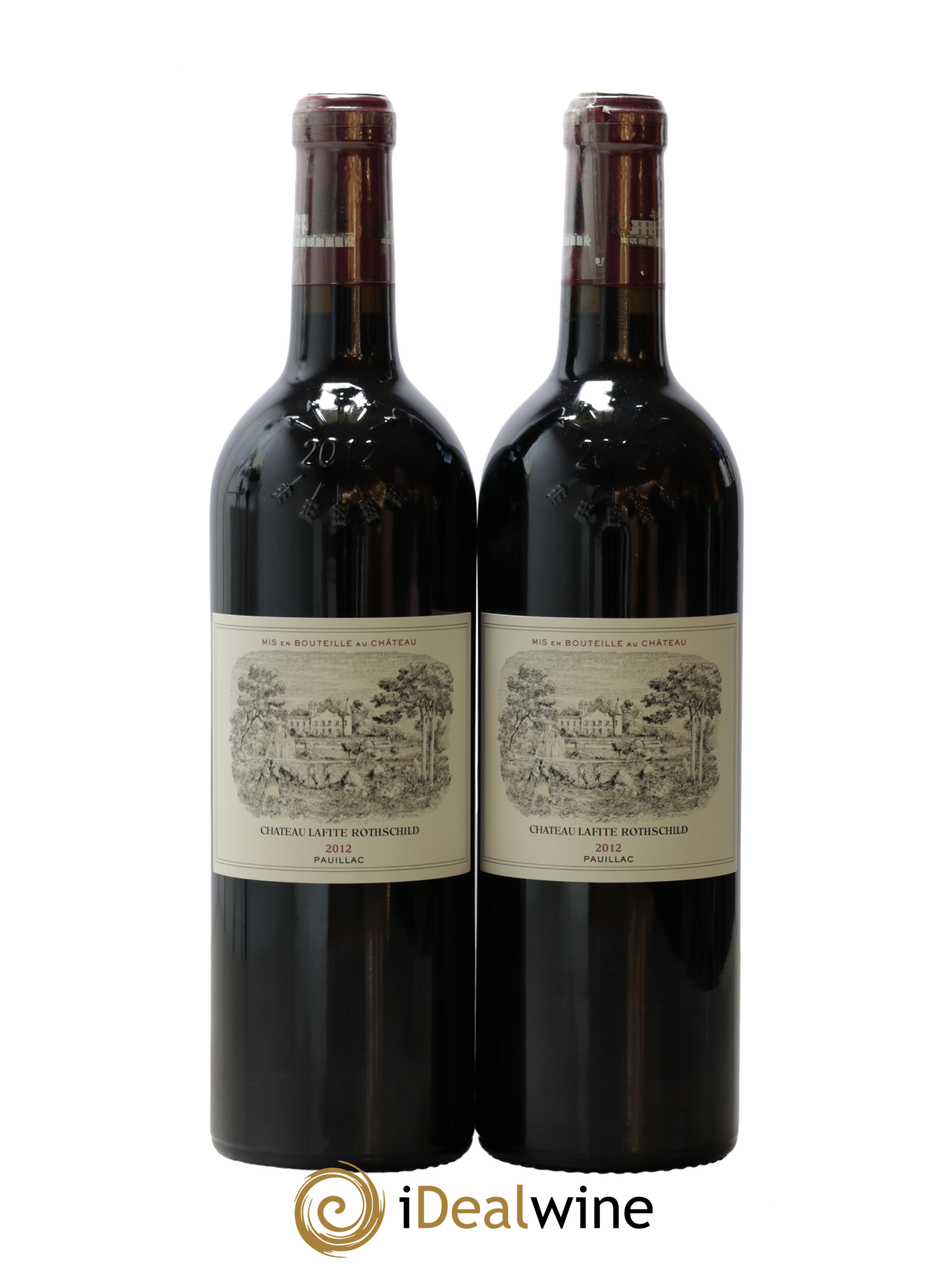 Château Lafite Rothschild 1er Grand Cru Classé 2012 - Lot de 2 bouteilles - 0