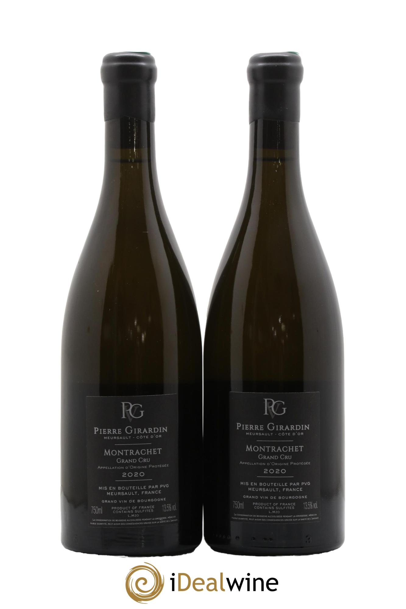 Montrachet Grand Cru Pierre Girardin  2020 - Lot de 2 bouteilles - 1