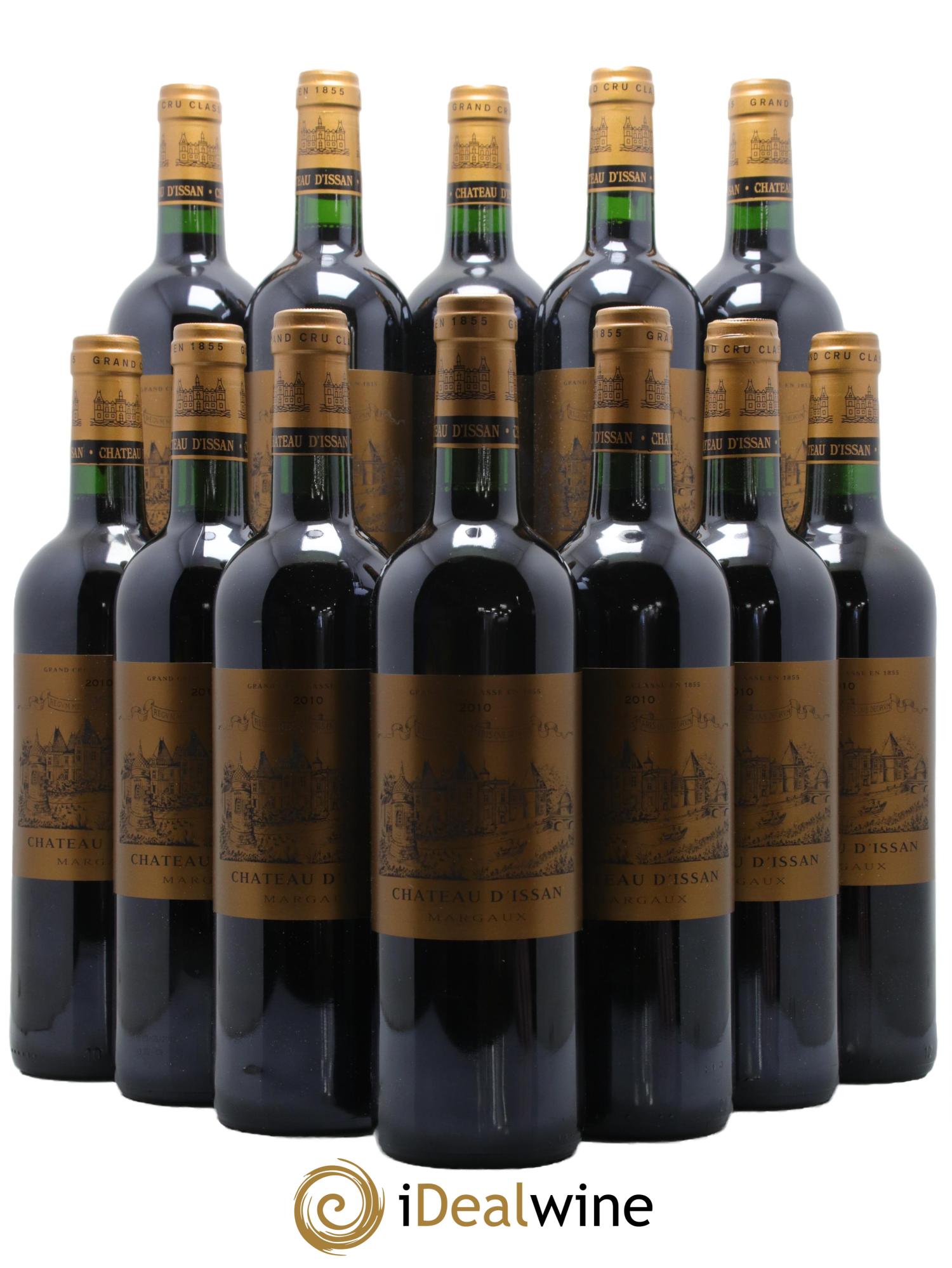 Château d'Issan 3ème Grand Cru Classé 2010 - Lot de 12 bouteilles - 0