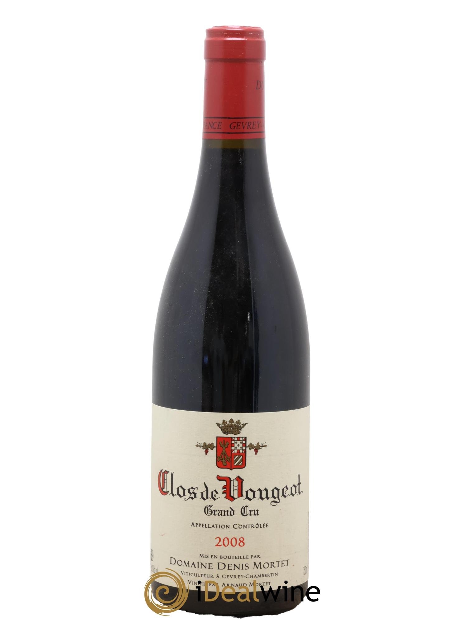 Clos de Vougeot Grand Cru Denis Mortet (Domaine) 2008 - Lotto di 1 bottiglia - 0