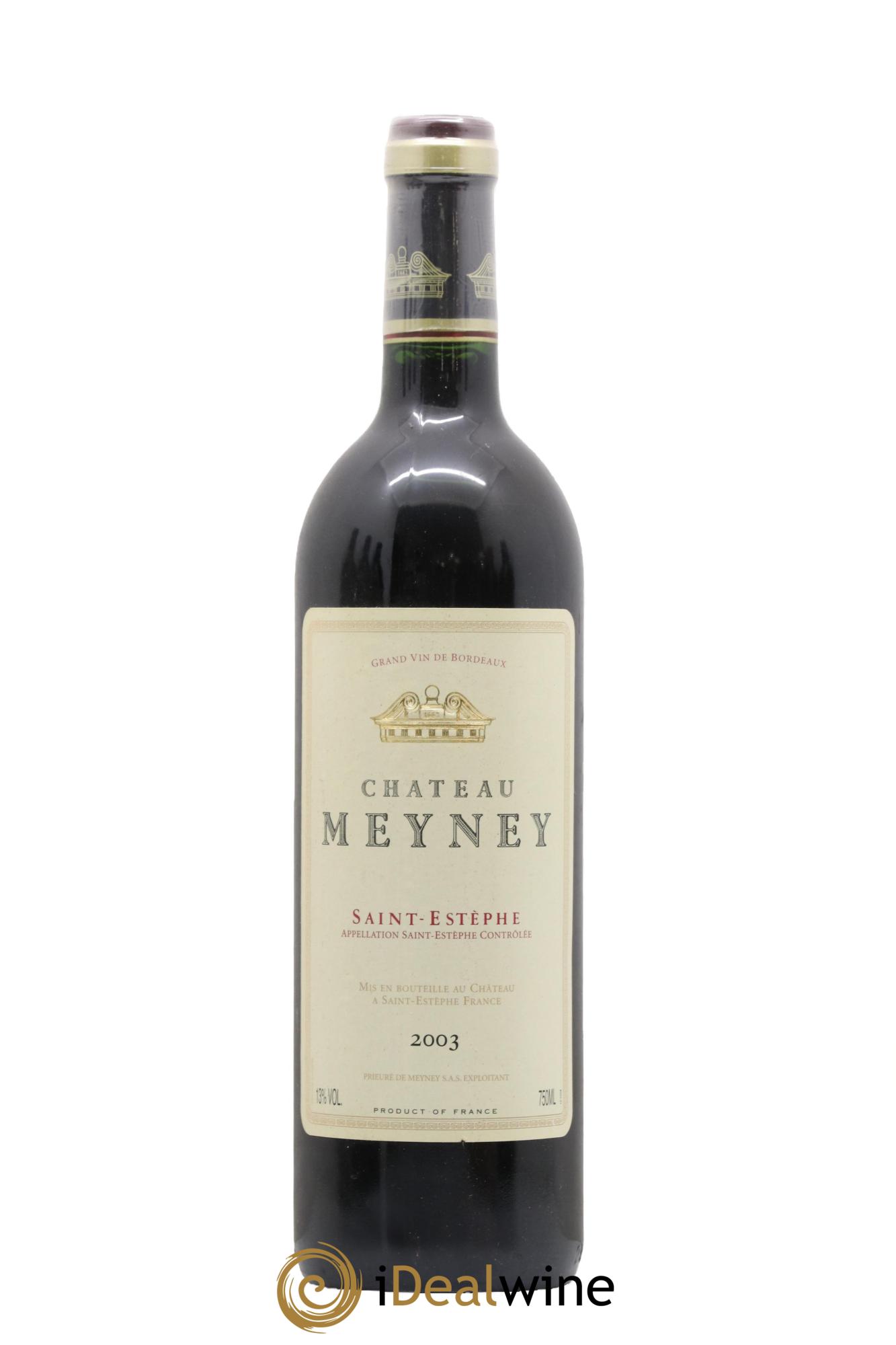 Château Meyney 2003 - Lot de 1 bouteille - 0