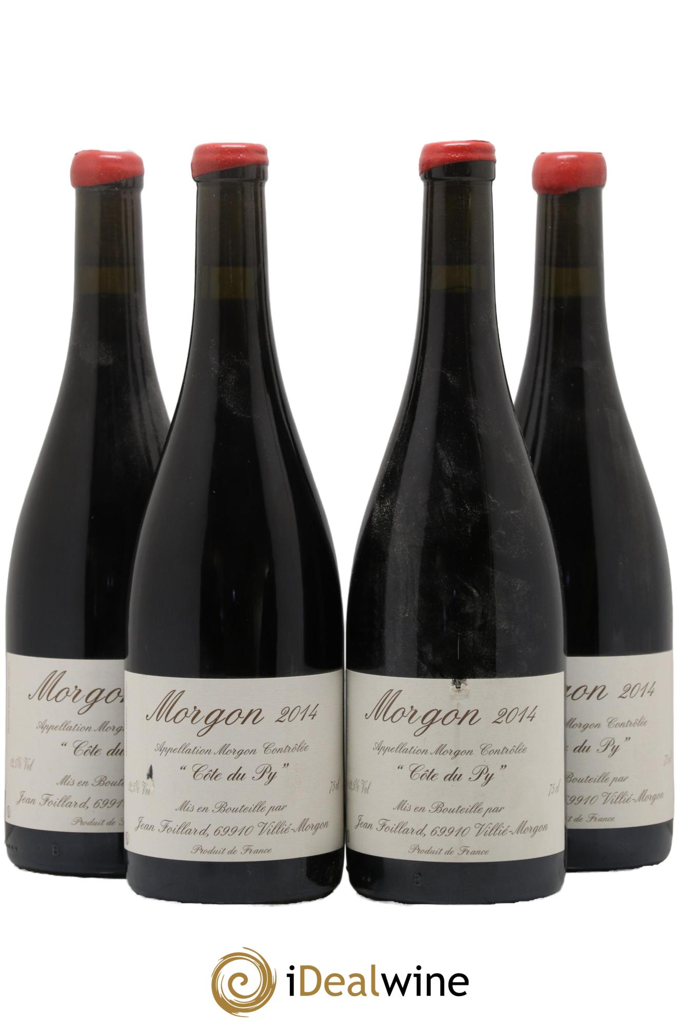 Morgon Côte du Py Jean Foillard 2014 - Lot de 4 bouteilles - 0