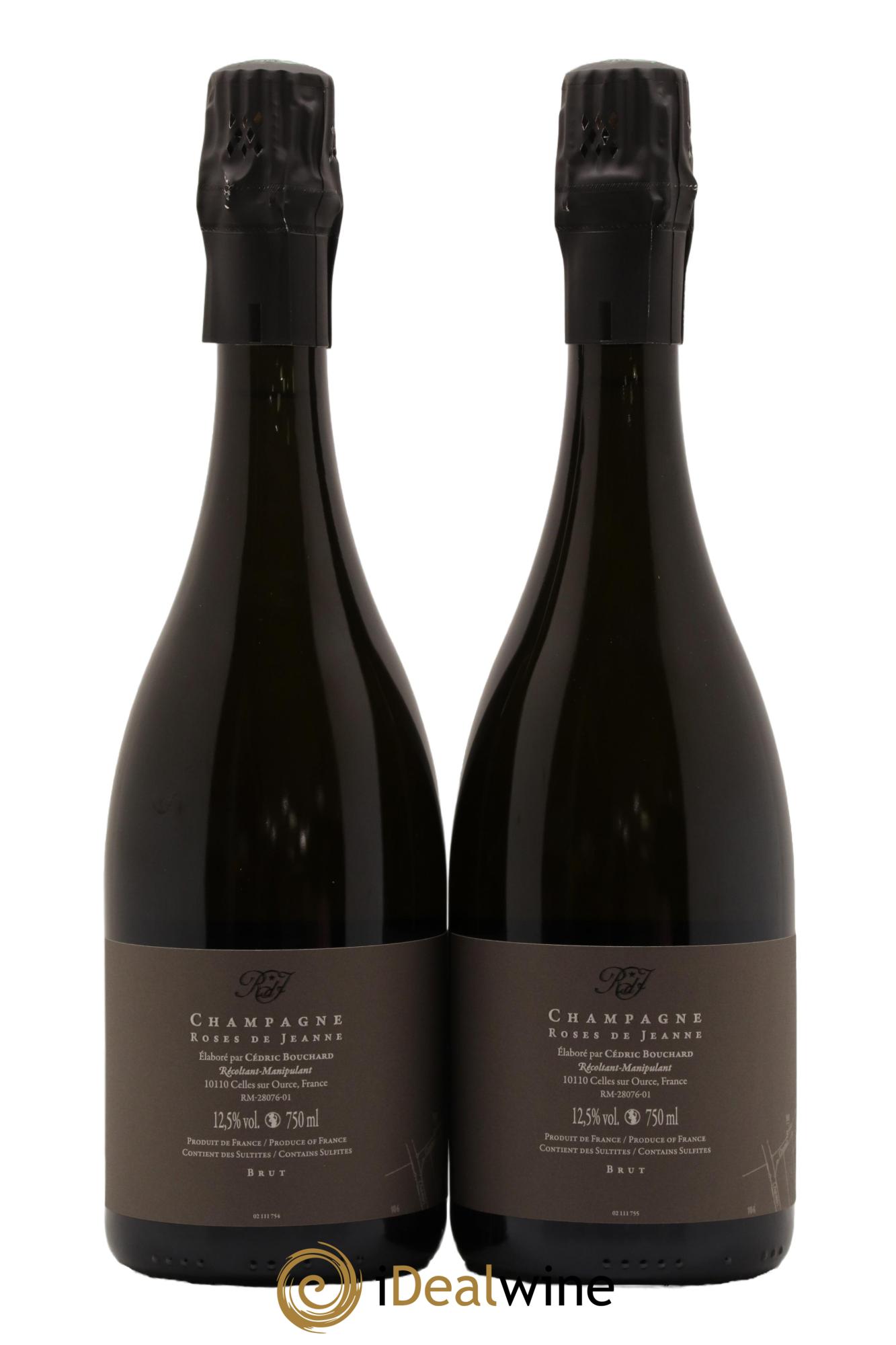 Roses de Jeanne Les Ursules Blanc de Noirs Brut Cédric Bouchard 2019 - Lot de 2 bouteilles - 1